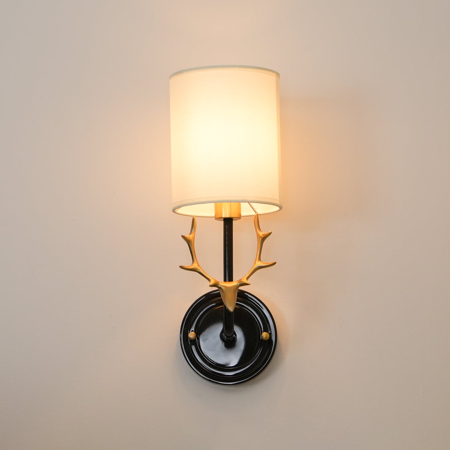 Brass Deer Head Wall Light - Blowlighting