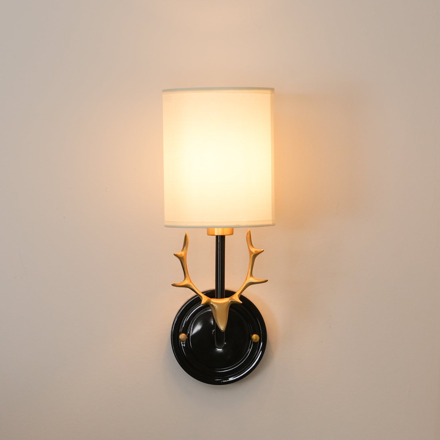 Brass Deer Head Wall Light - Blowlighting