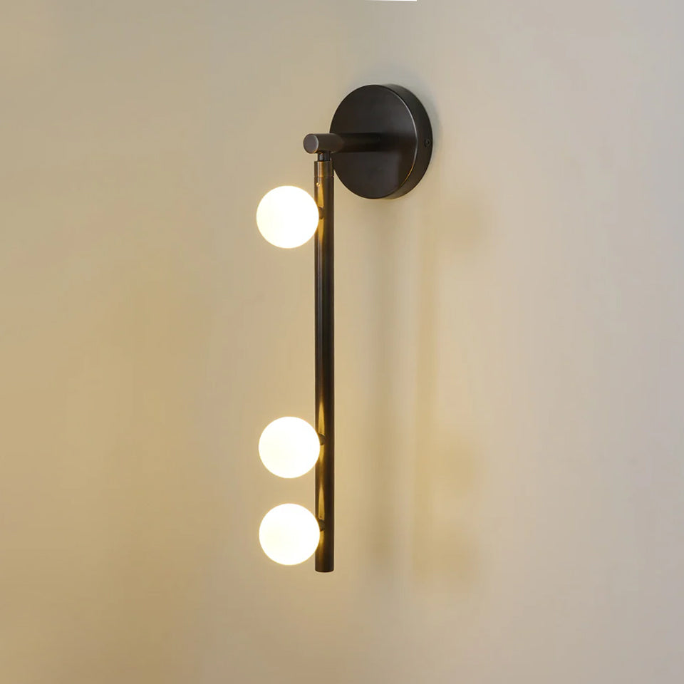 Brass Glass Tube Wall Lamp - Blowlighting