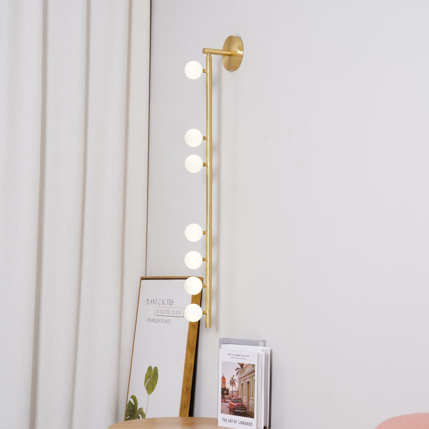 Brass Glass Tube Wall Lamp - Blowlighting