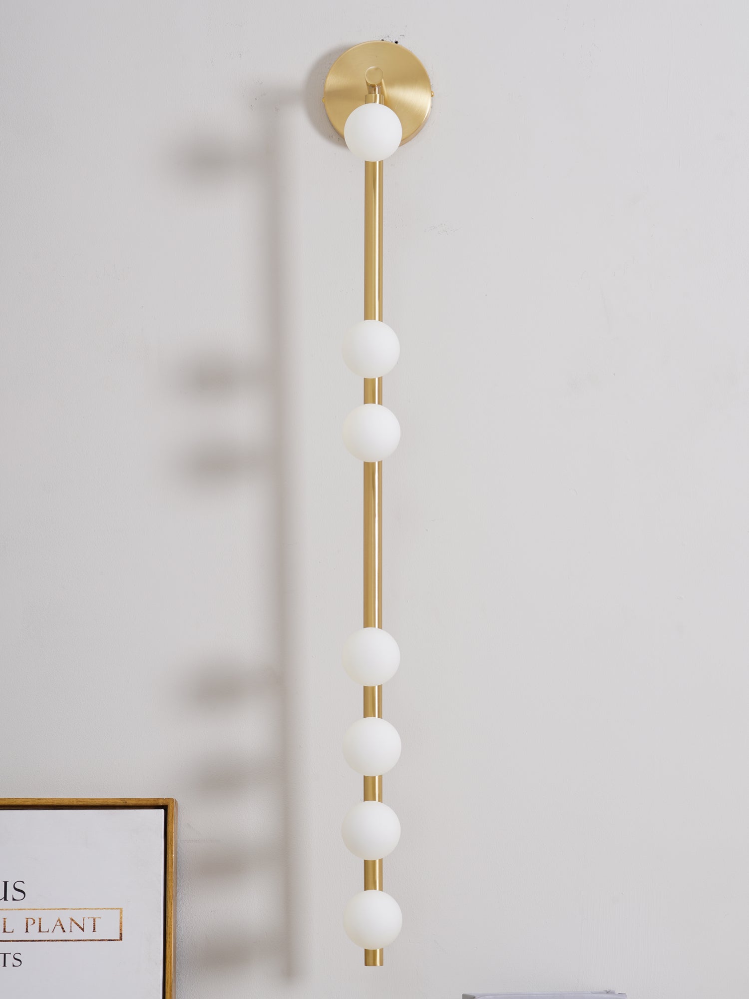 Brass Glass Tube Wall Lamp - Blowlighting