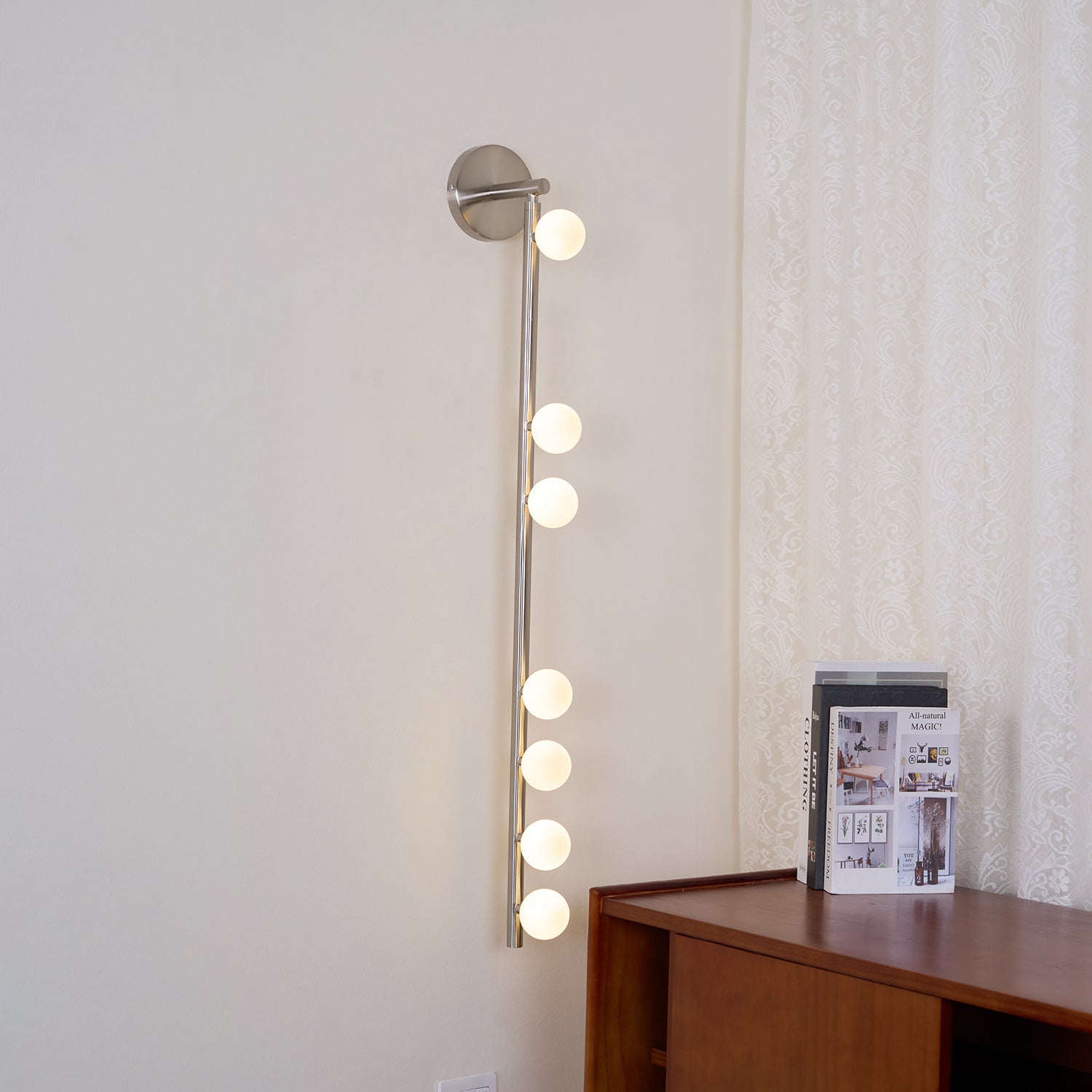 Brass Glass Tube Wall Lamp - Blowlighting