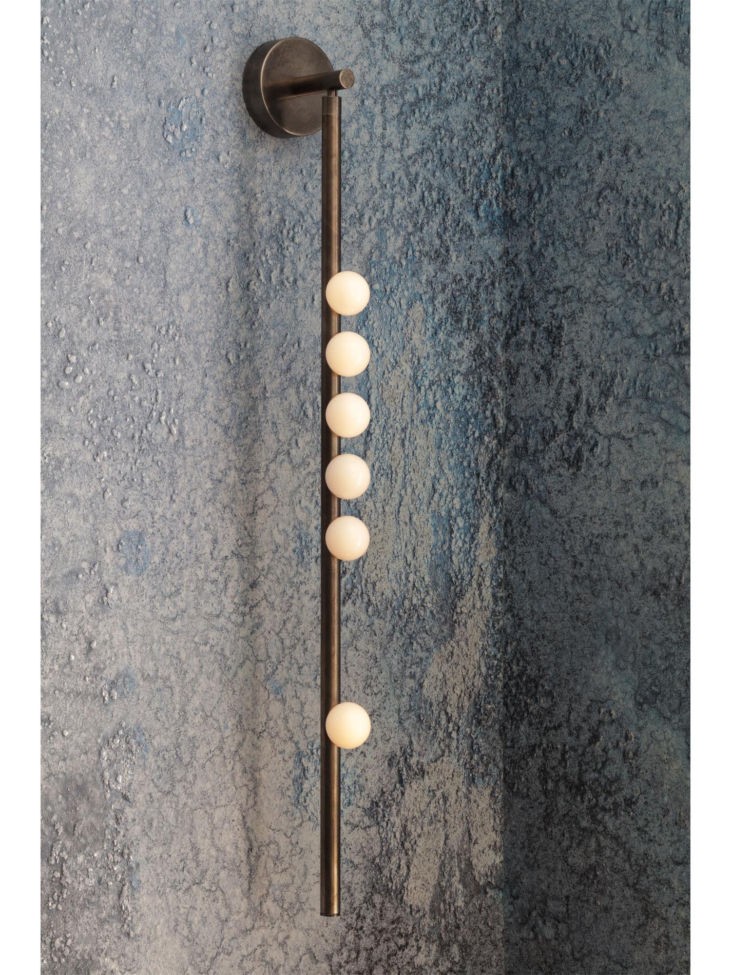 Brass Glass Tube Wall Lamp - Blowlighting