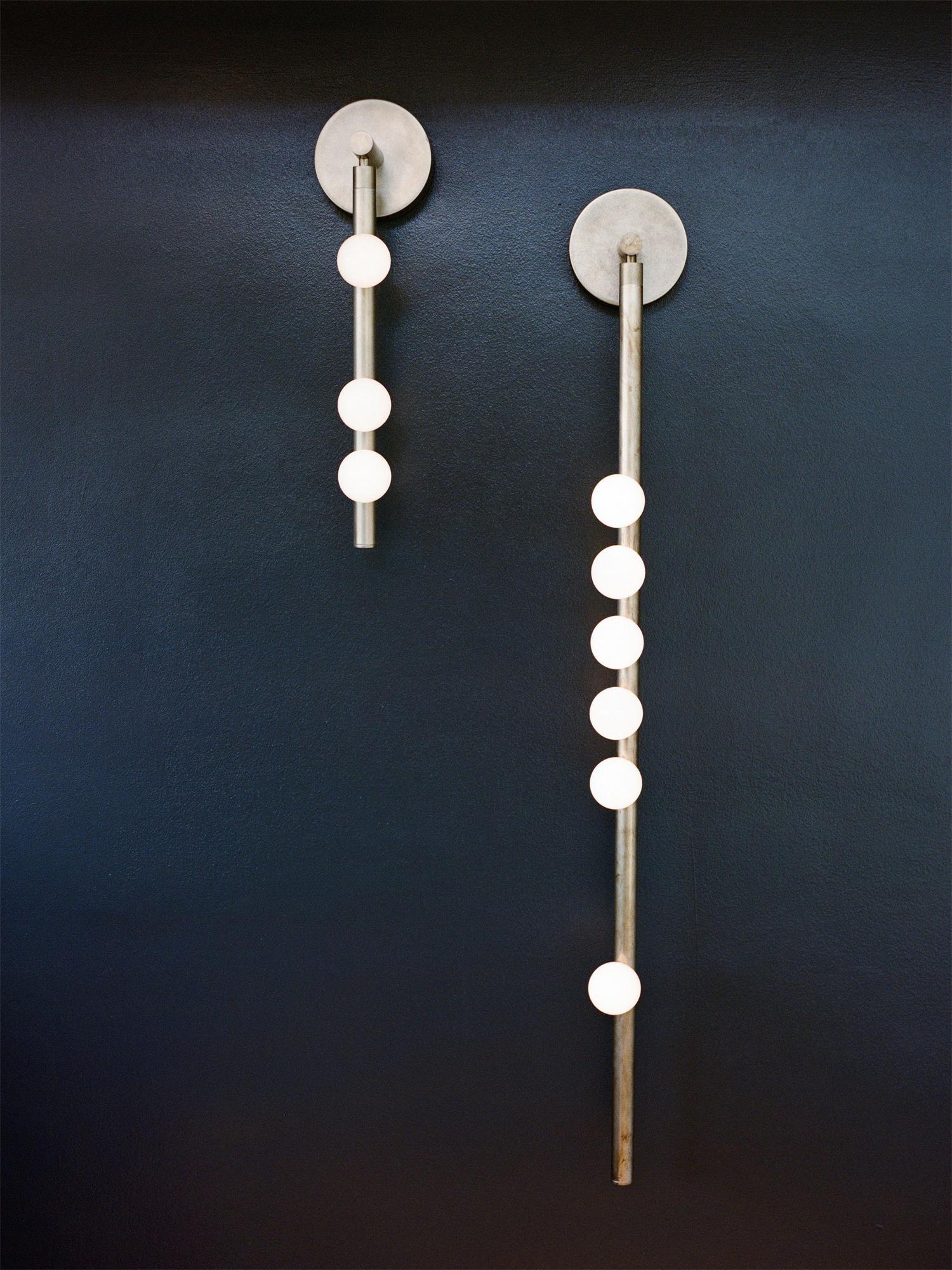 Brass Glass Tube Wall Lamp - Blowlighting
