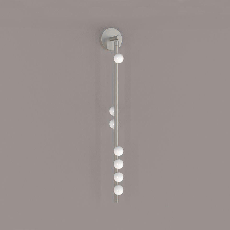 Brass Glass Tube Plug-in Wall Lamp - Blowlighting