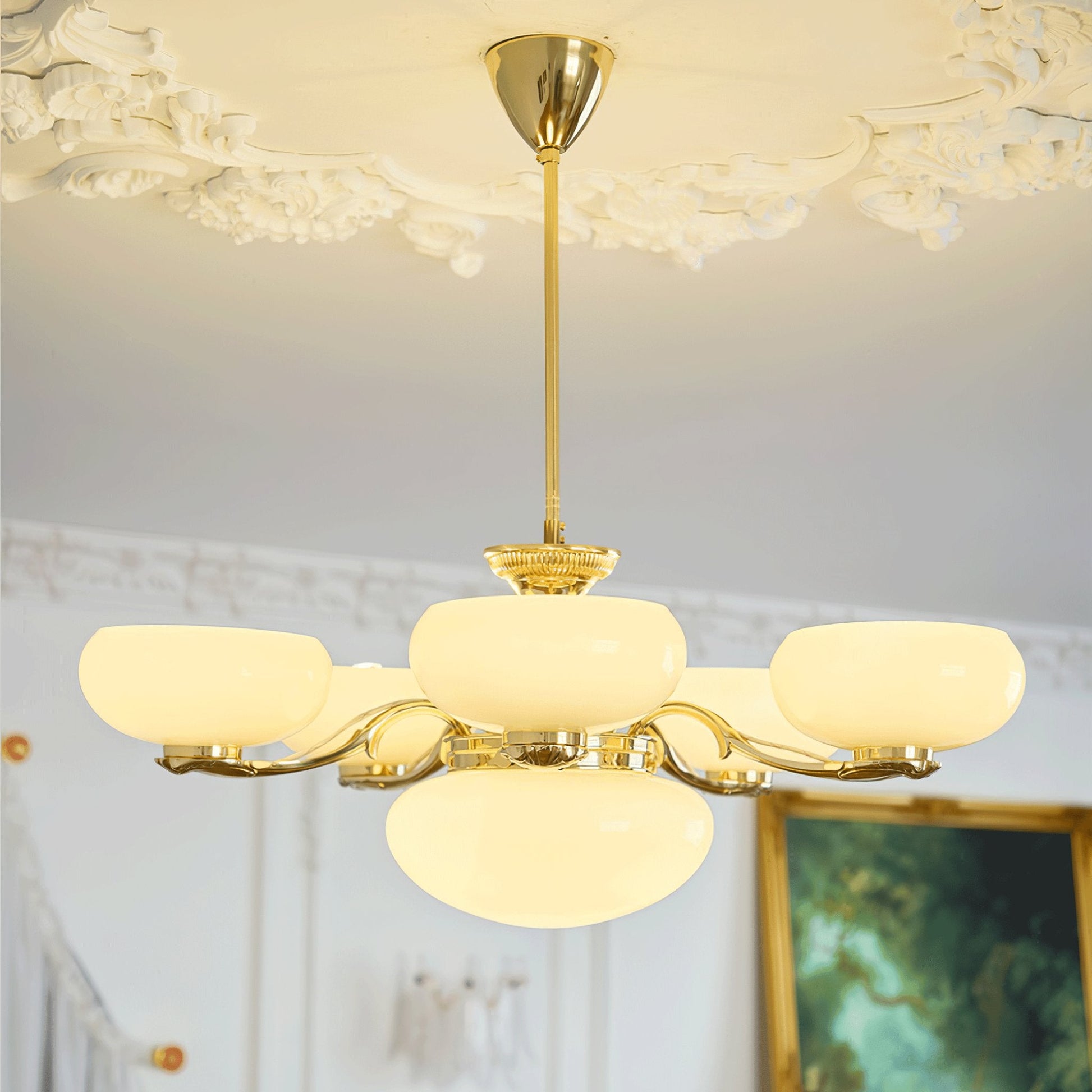 Ethan Luxury Glass Chandelier - Blowlighting