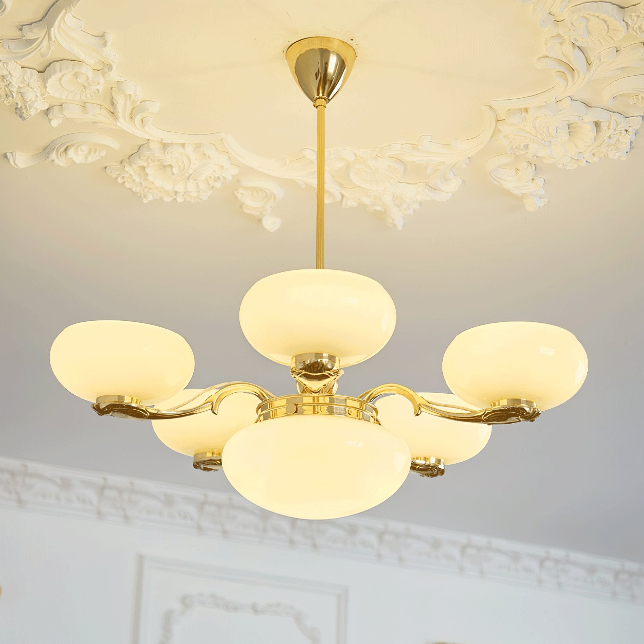 Ethan Luxury Glass Chandelier - Blowlighting