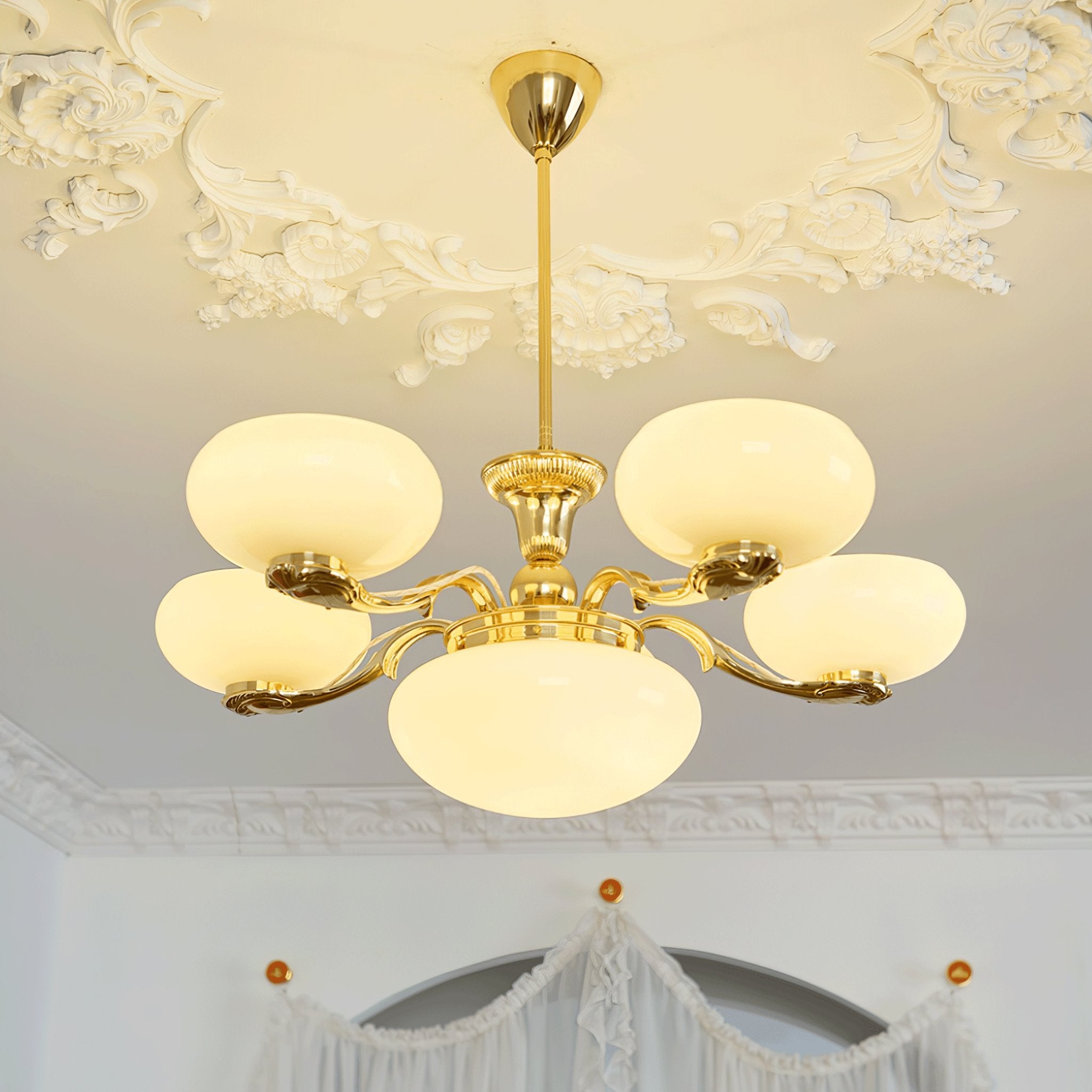 Ethan Luxury Glass Chandelier - Blowlighting
