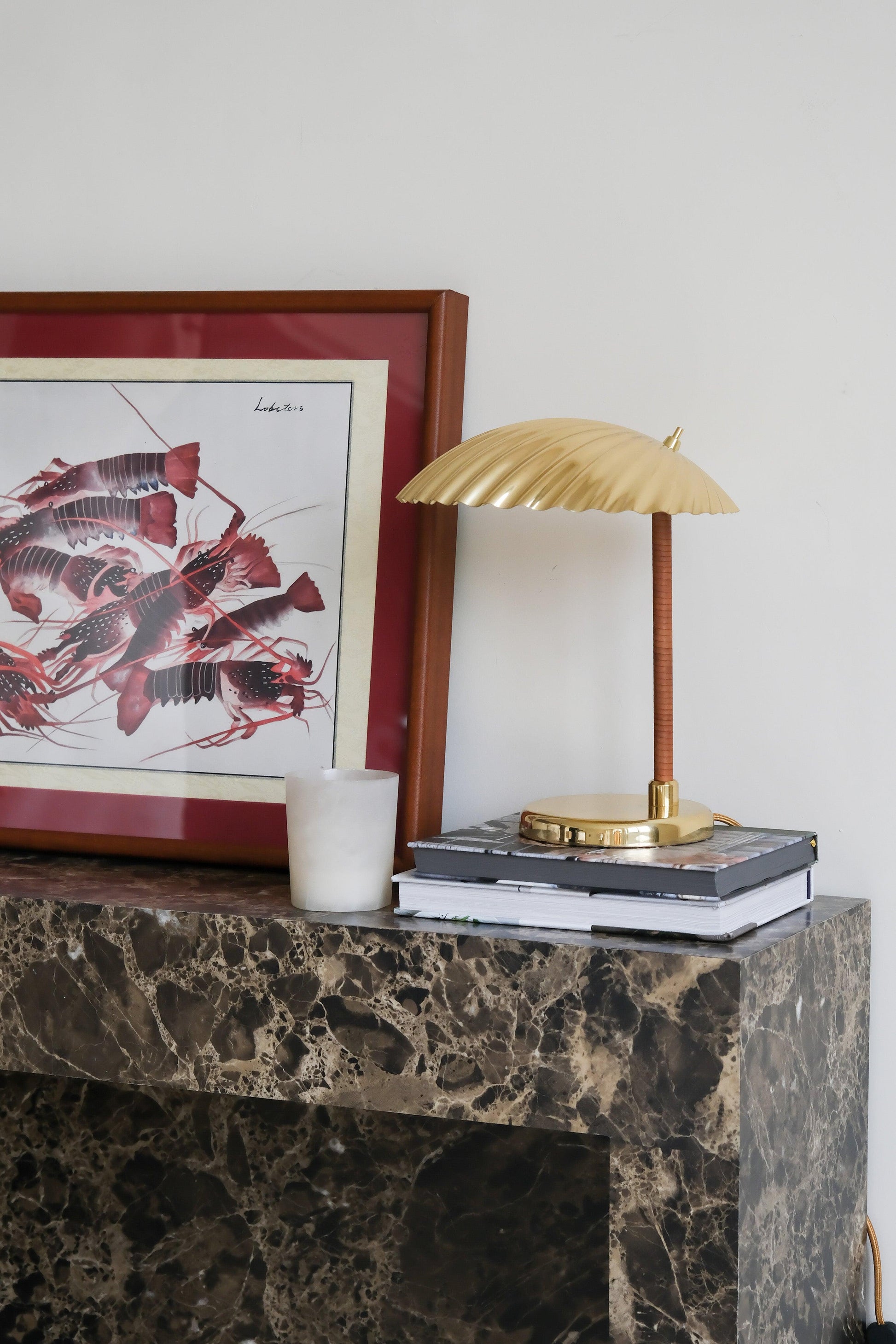 Brass Shell Table Lamp - Blowlighting