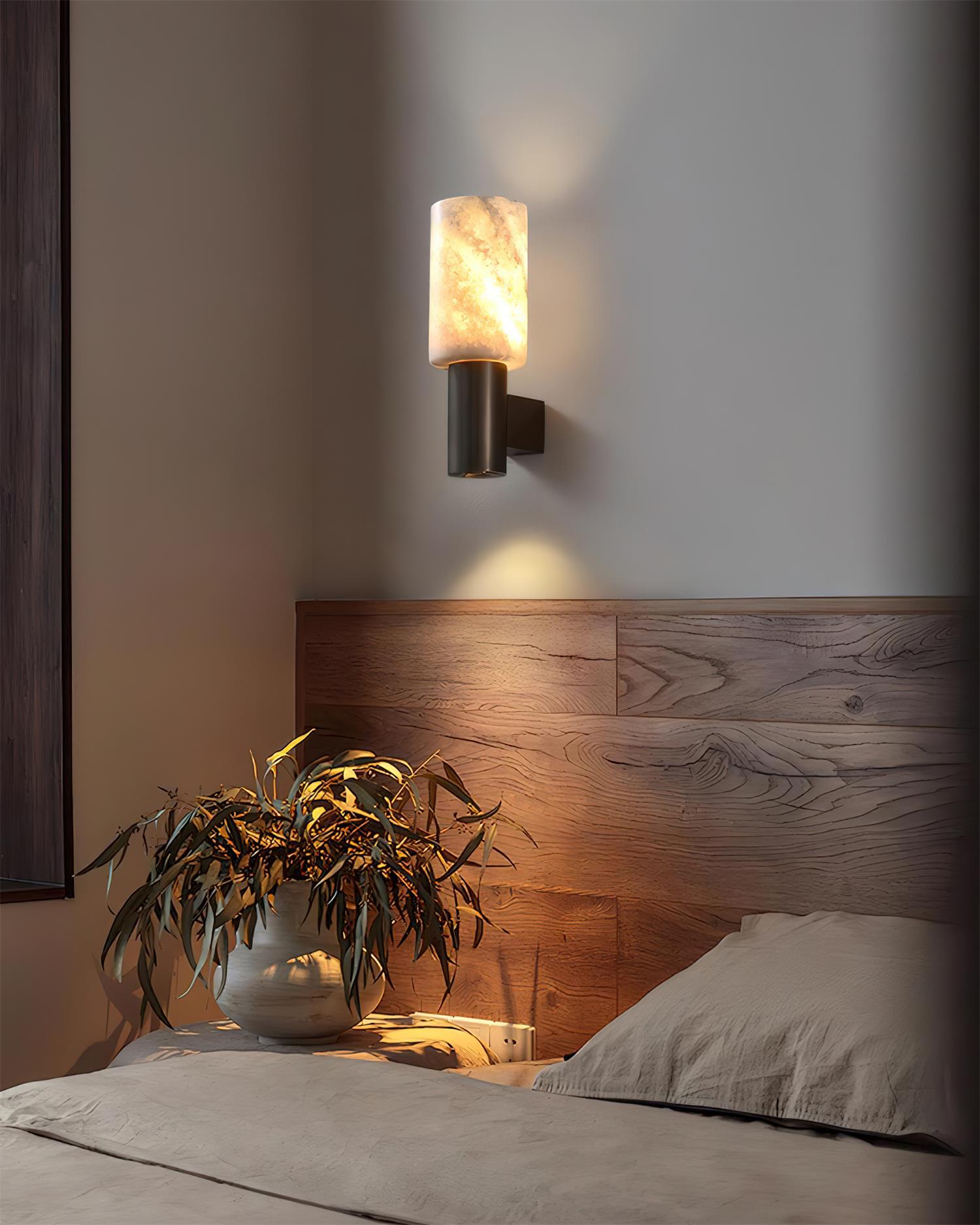 Bravura Contemporary Stone Wall Light