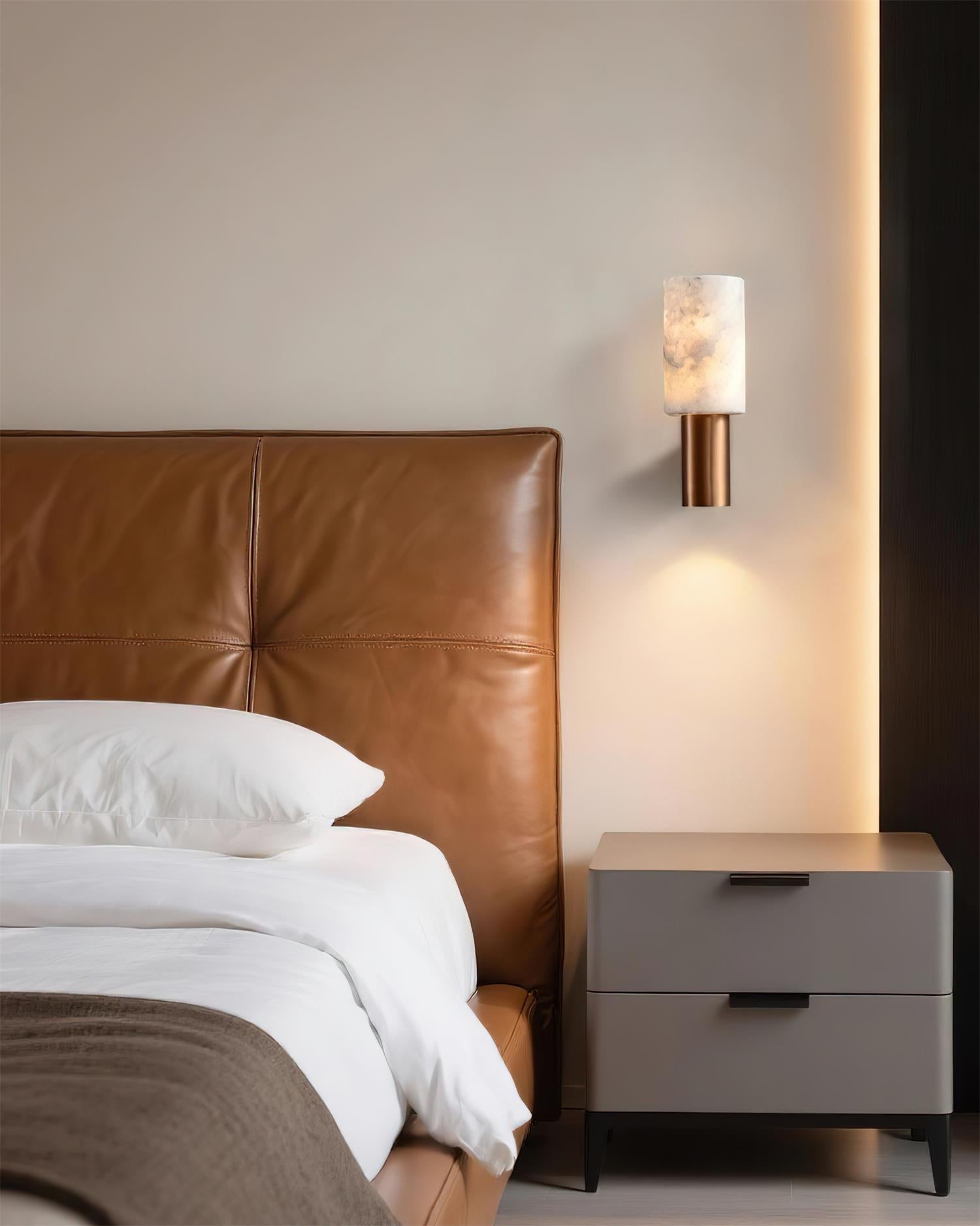 Bravura Contemporary Stone Wall Light