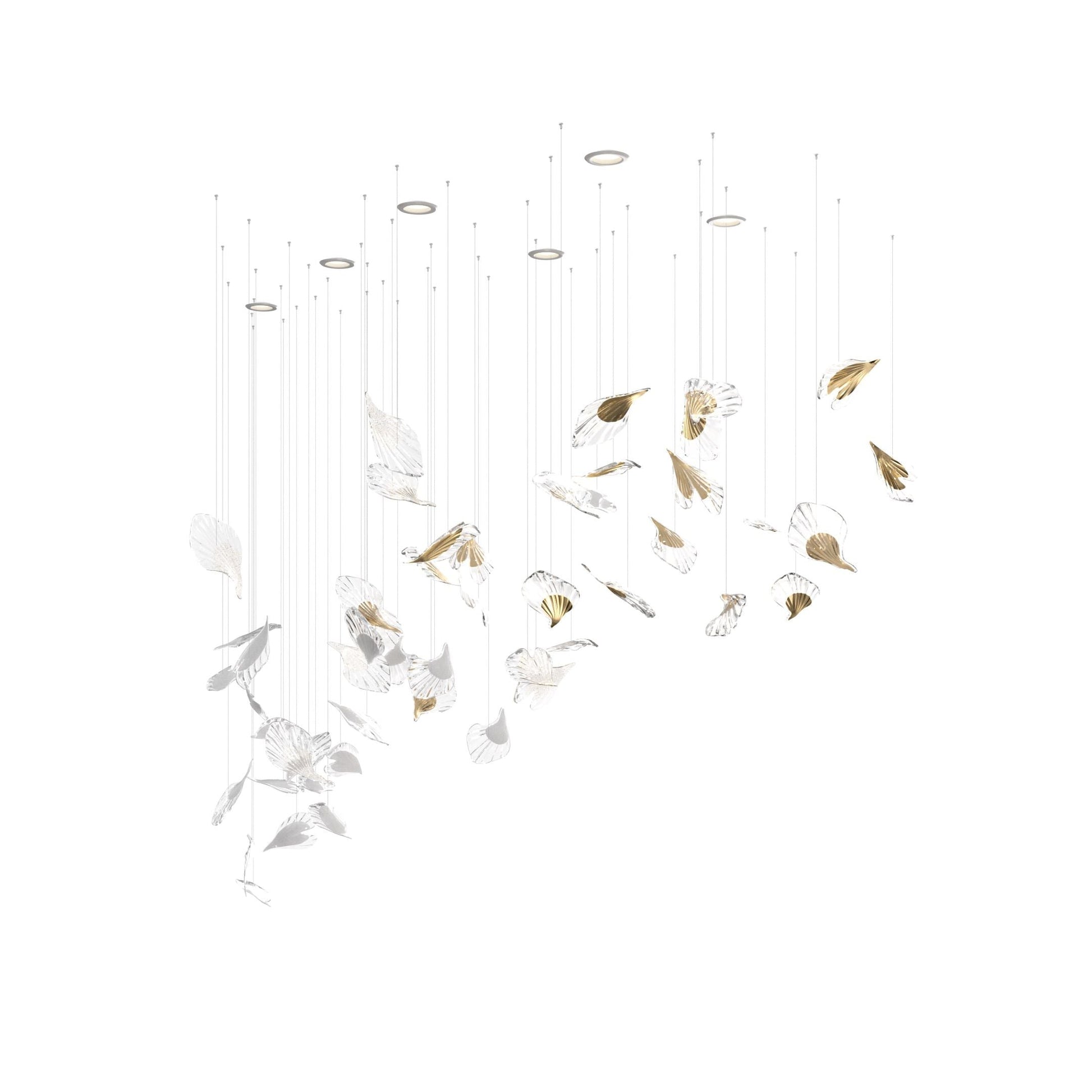 Asorus Artistic Leaf-Shape Chandelier - Blowlighting