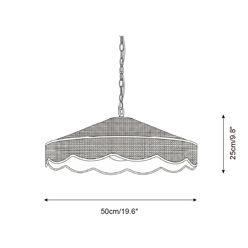 Breezora Natural Straw Weaving Pendant Light