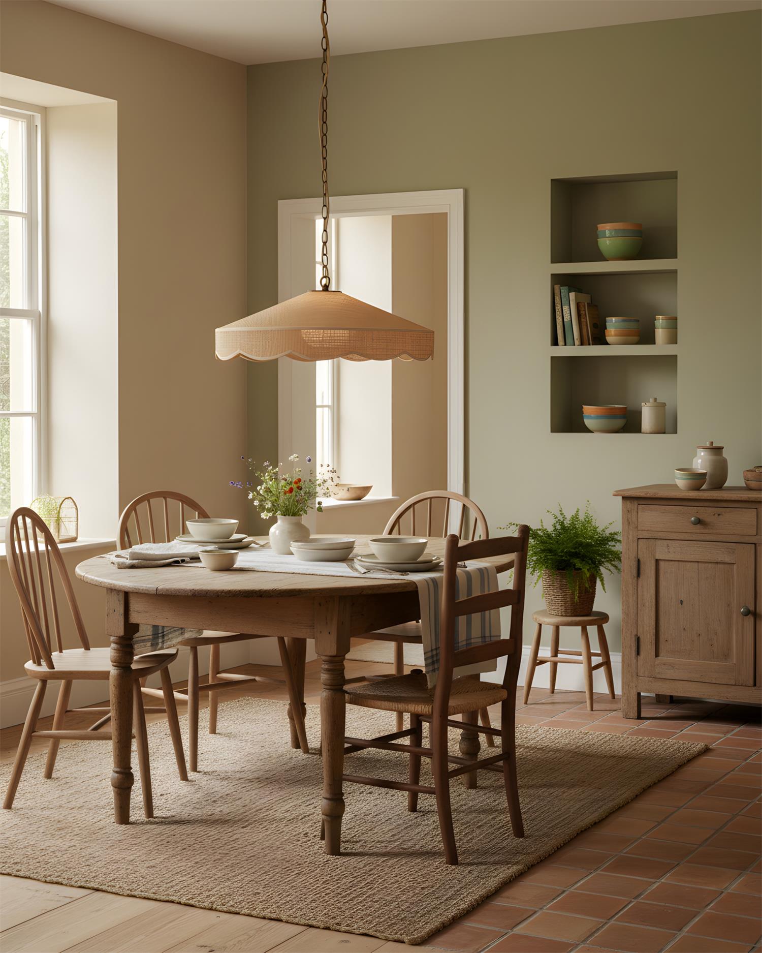 Breezora Natural Straw Weaving Pendant Light