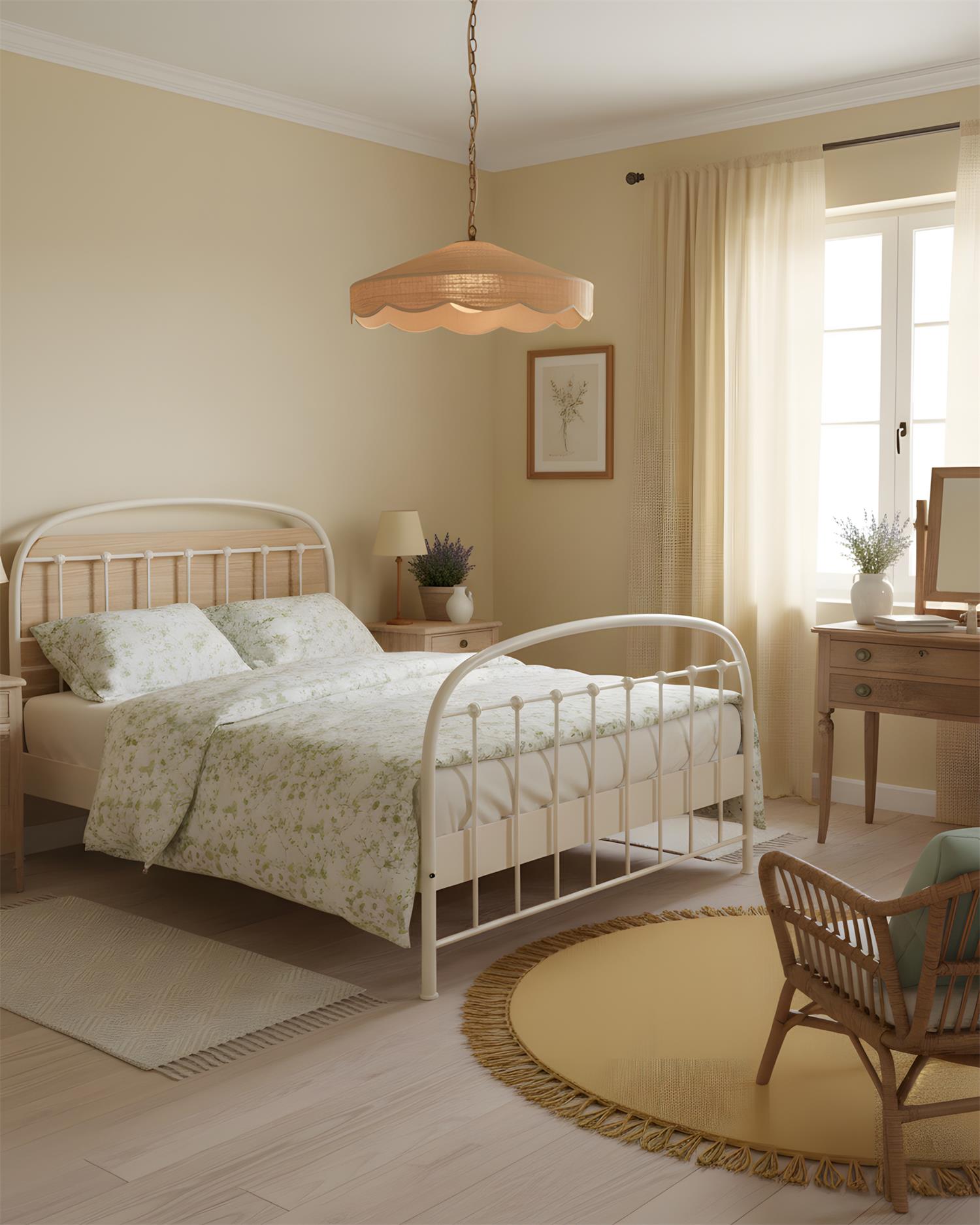 Breezora Natural Straw Weaving Pendant Light