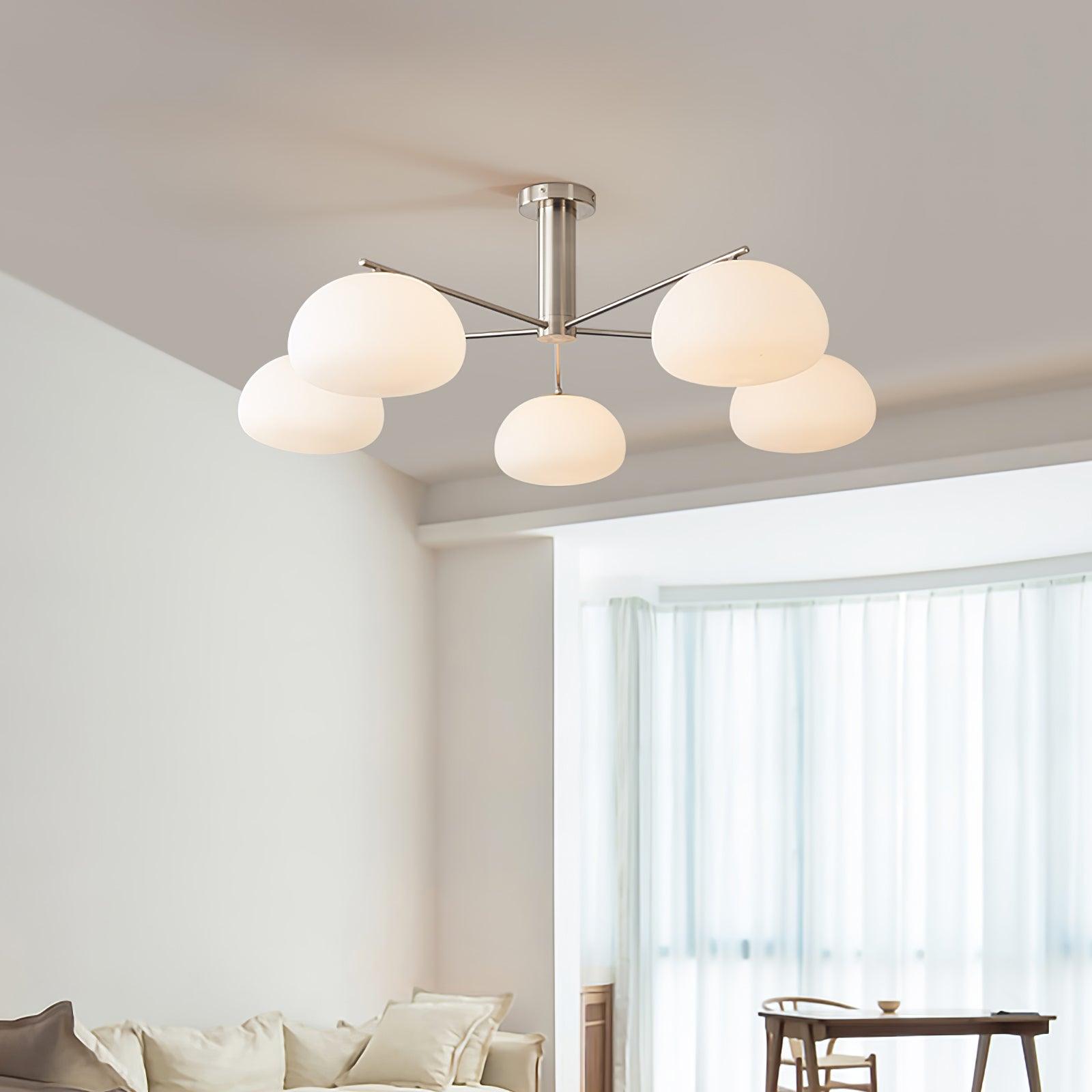 Lunara Luxe Glass Chandelier - Blowlighting