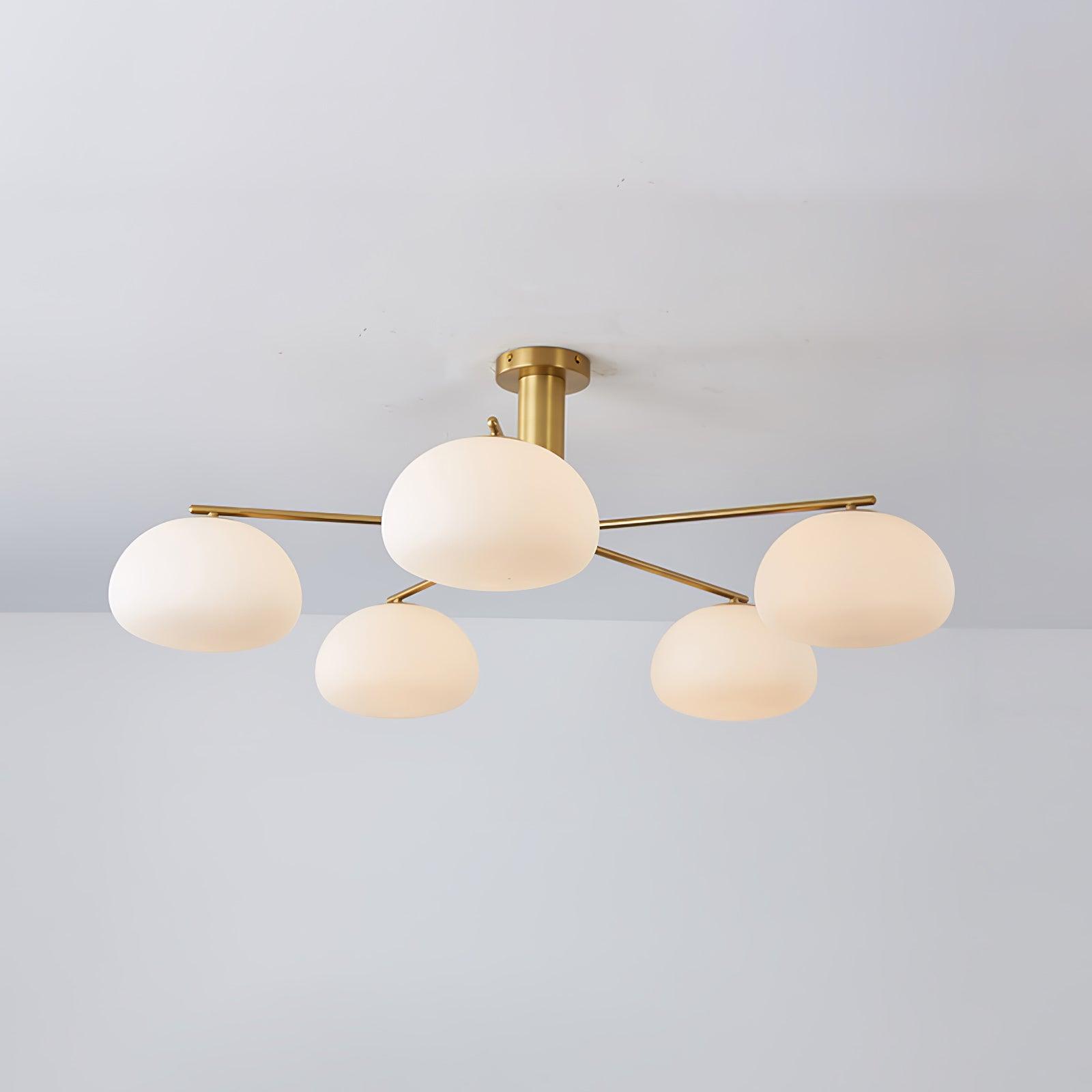 Lunara Luxe Glass Chandelier - Blowlighting