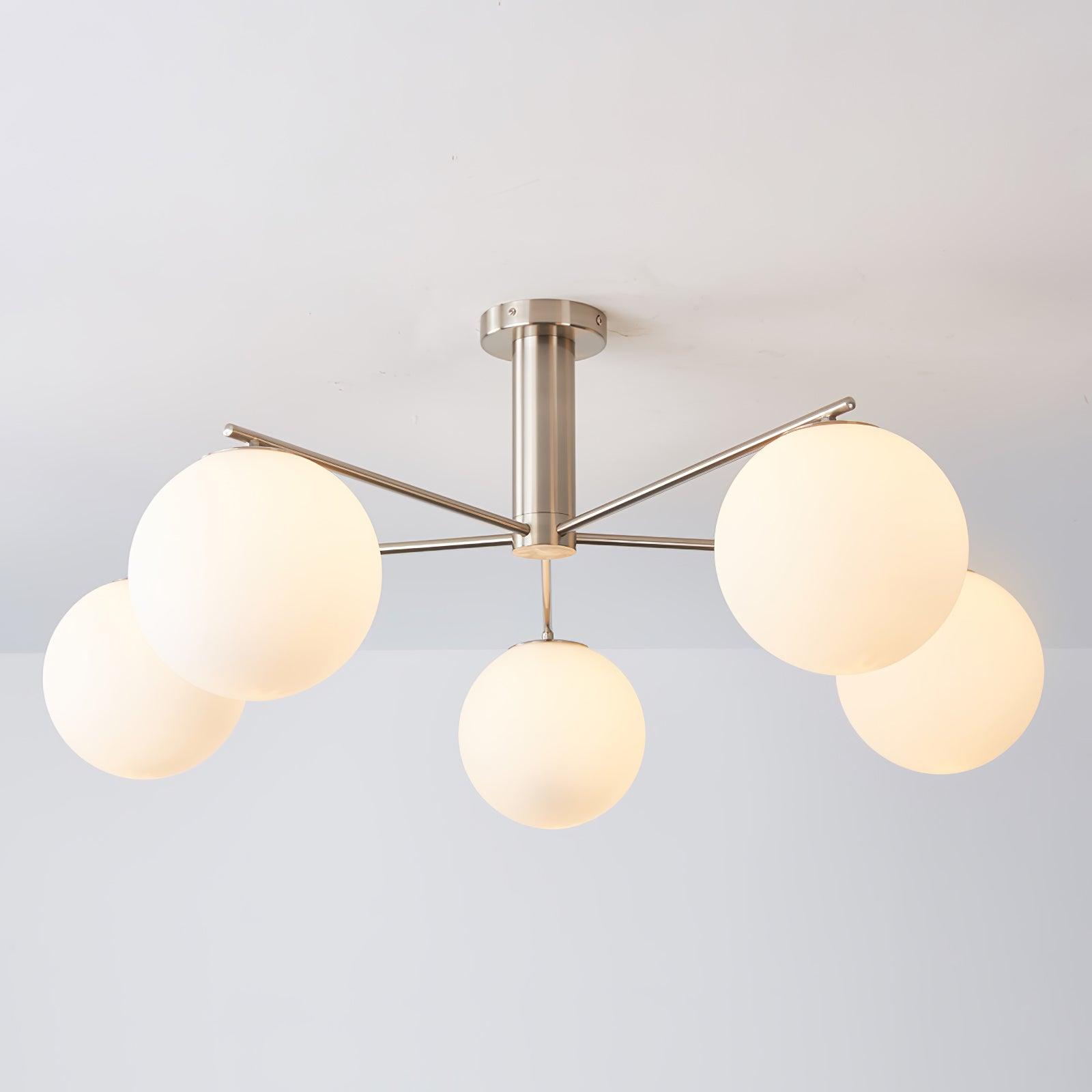 Lunara Luxe Glass Chandelier - Blowlighting