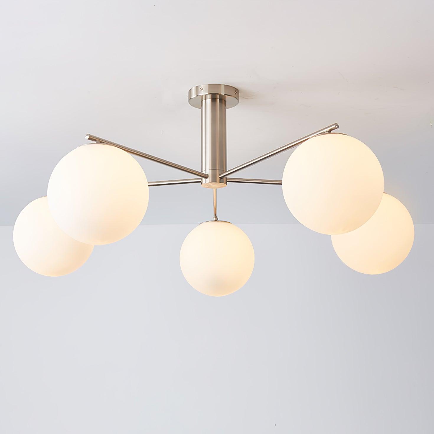 Lunara Luxe Glass Chandelier - Blowlighting