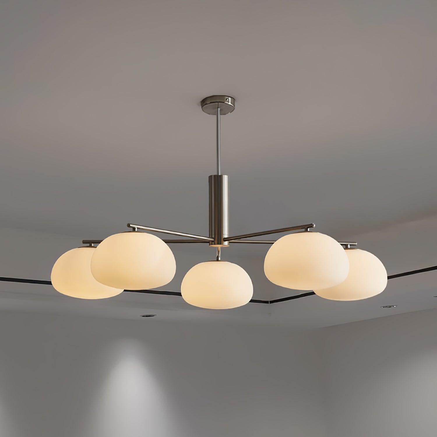 Lunara Luxe Glass Chandelier - Blowlighting
