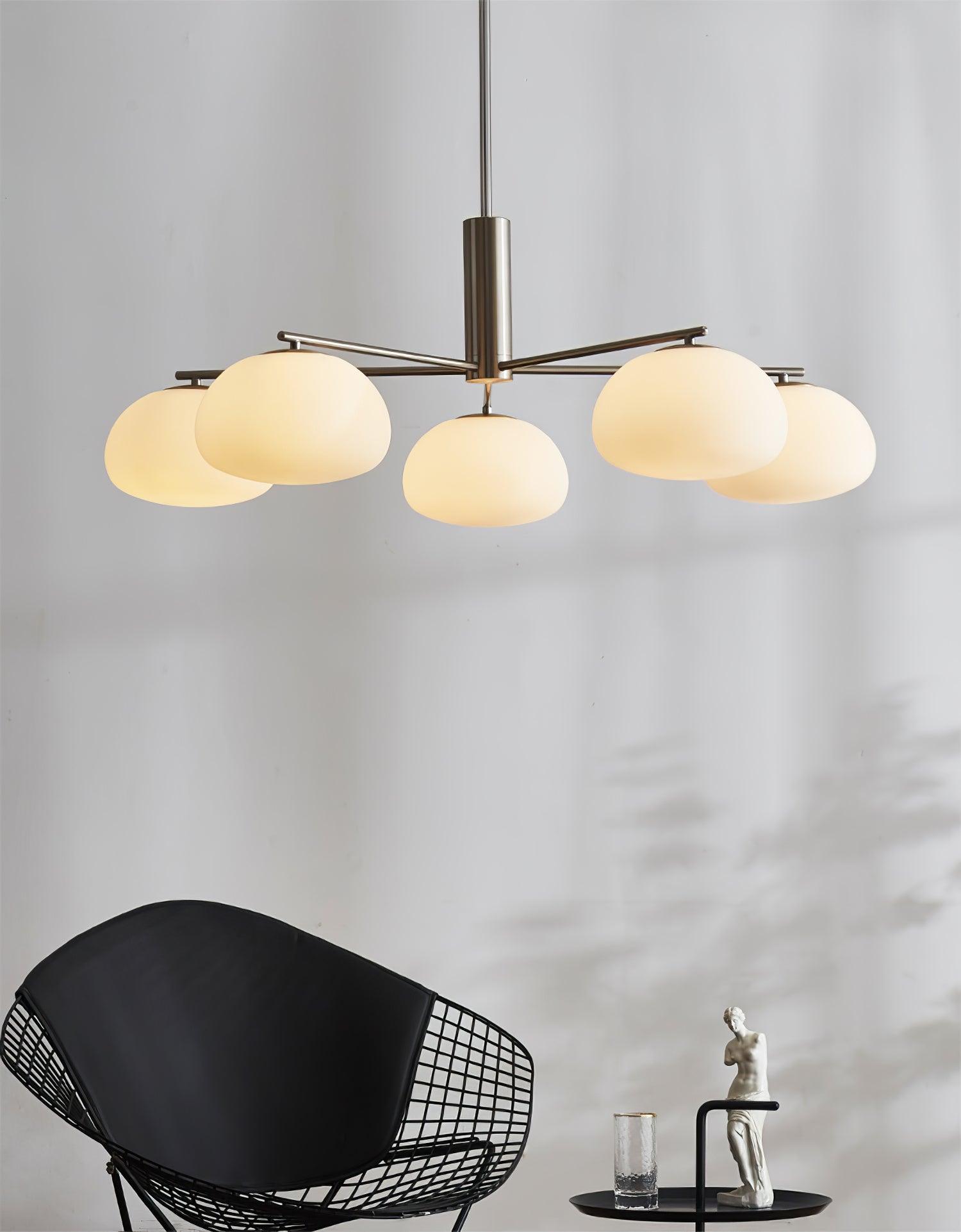 Lunara Luxe Glass Chandelier - Blowlighting