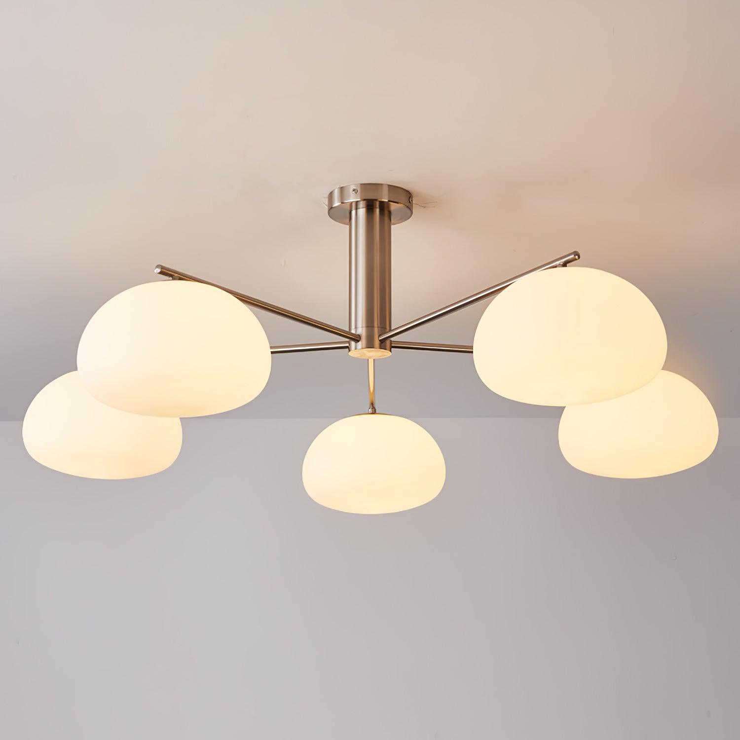 Lunara Luxe Glass Chandelier - Blowlighting