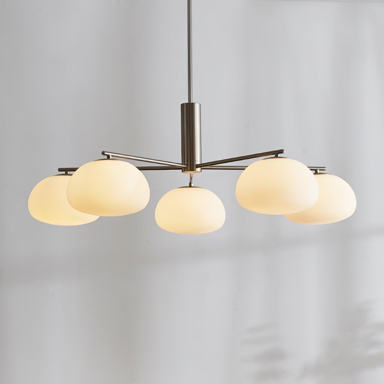 Lunara Luxe Glass Chandelier - Blowlighting