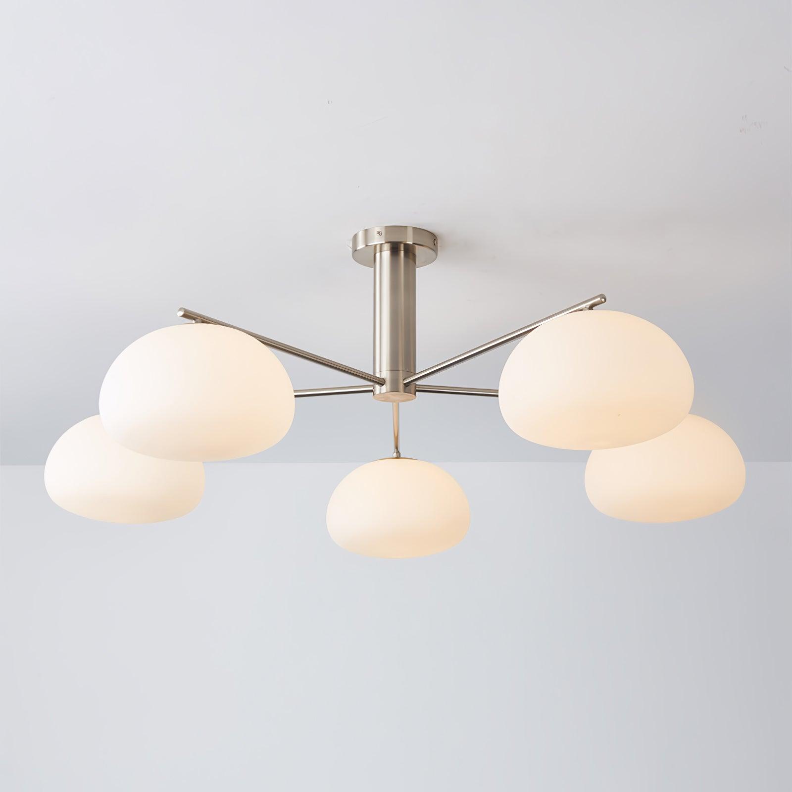 Lunara Luxe Glass Chandelier - Blowlighting