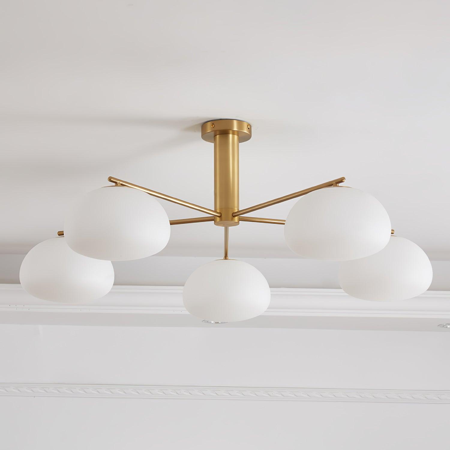 Lunara Luxe Glass Chandelier - Blowlighting
