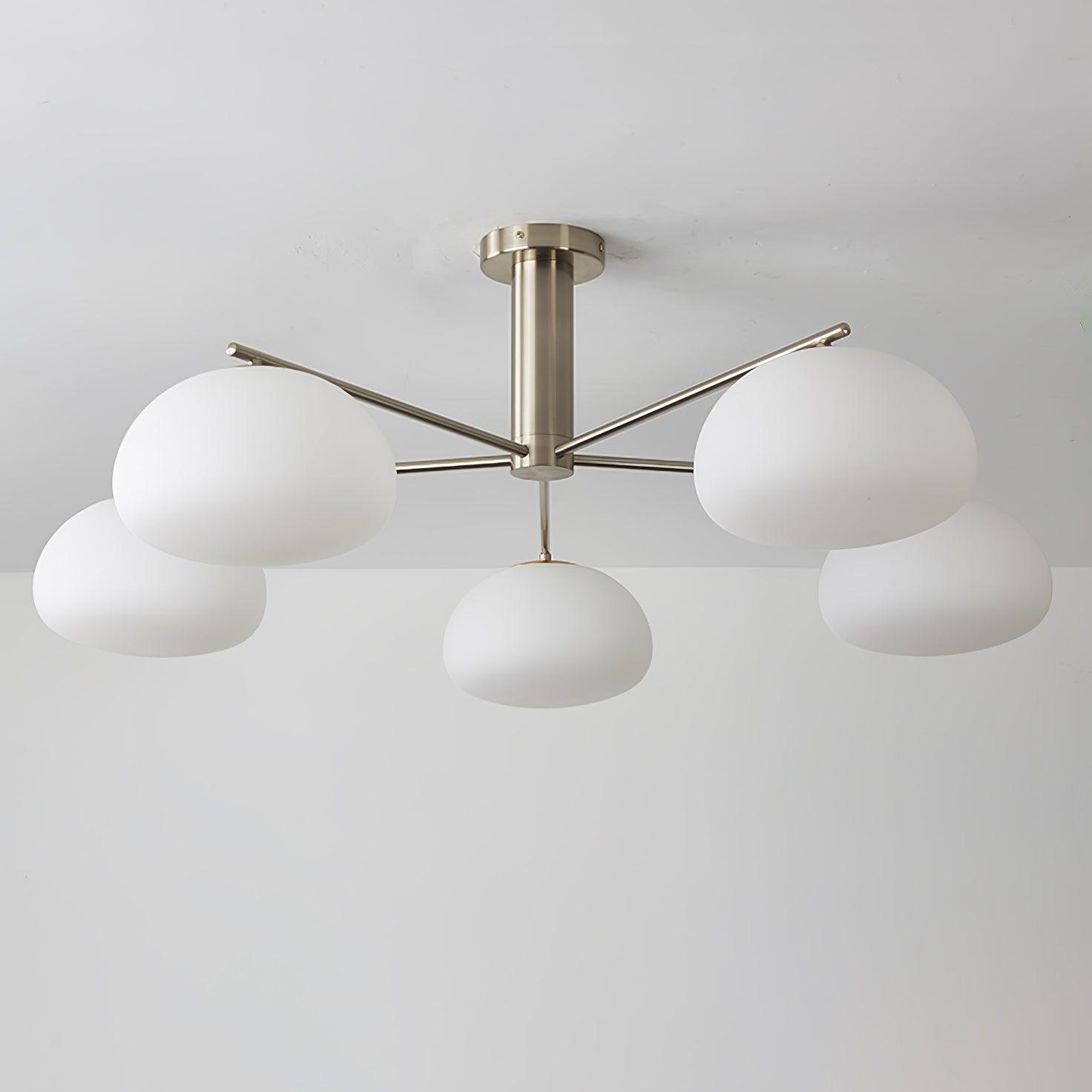 Lunara Luxe Glass Chandelier - Blowlighting