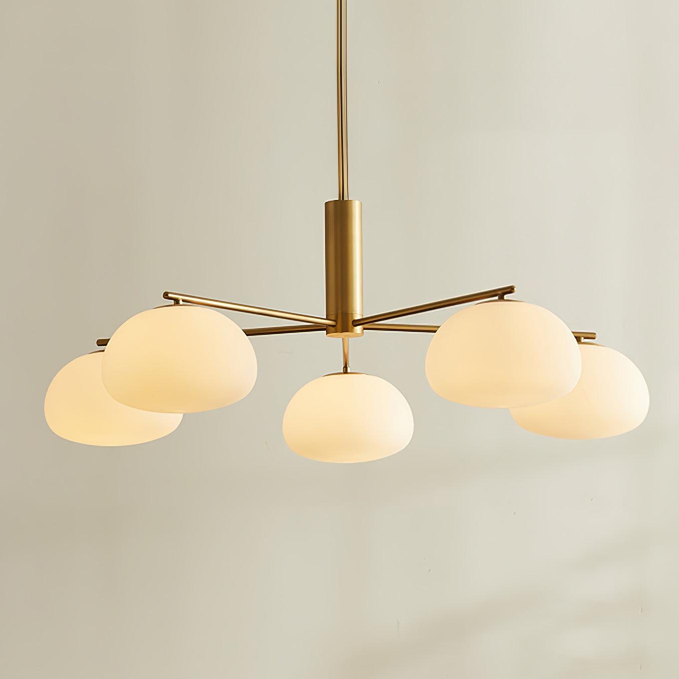 Lunara Luxe Glass Chandelier - Blowlighting