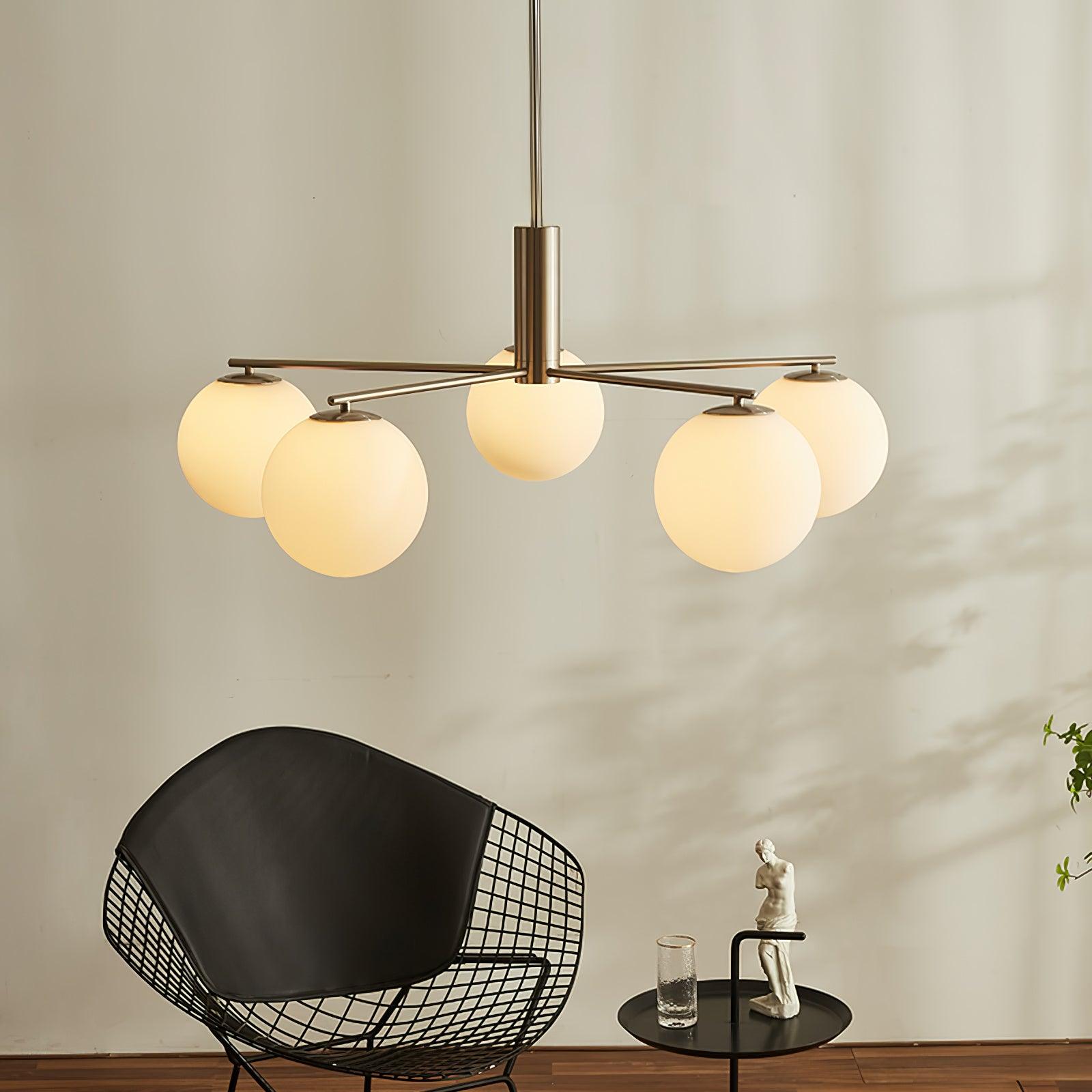 Lunara Luxe Glass Chandelier - Blowlighting