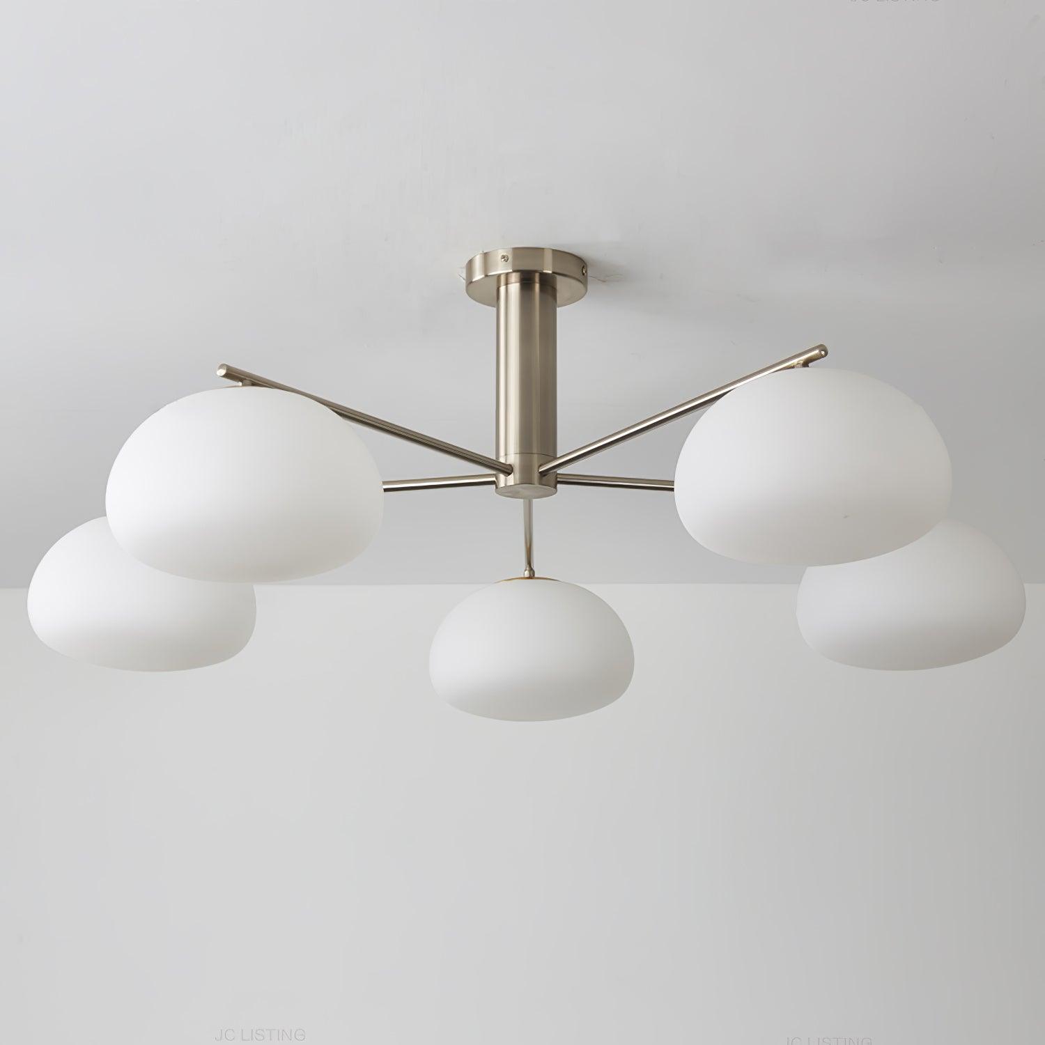 Lunara Luxe Glass Chandelier - Blowlighting
