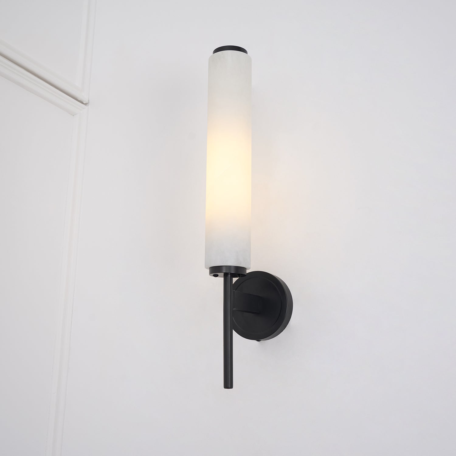 Olrinyra Cylinder Alabaster Wall Light - Blowlighting