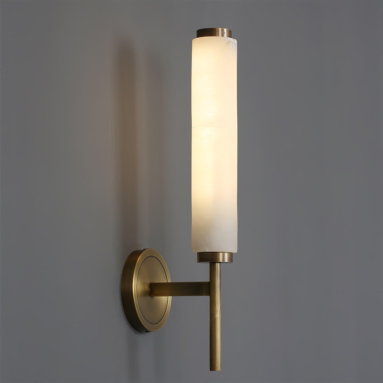 Olrinyra Cylinder Alabaster Wall Light - Blowlighting