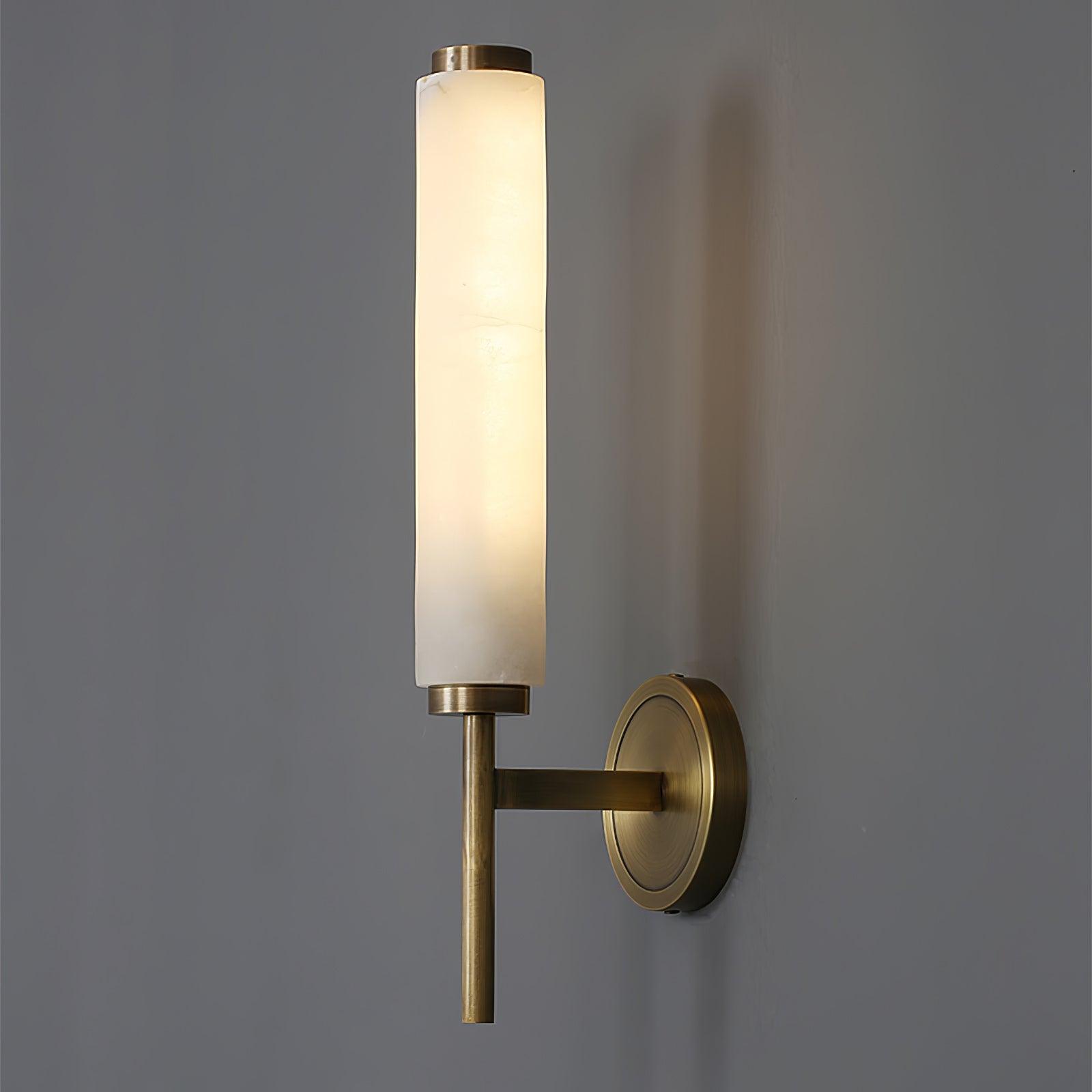Olrinyra Cylinder Alabaster Wall Light - Blowlighting