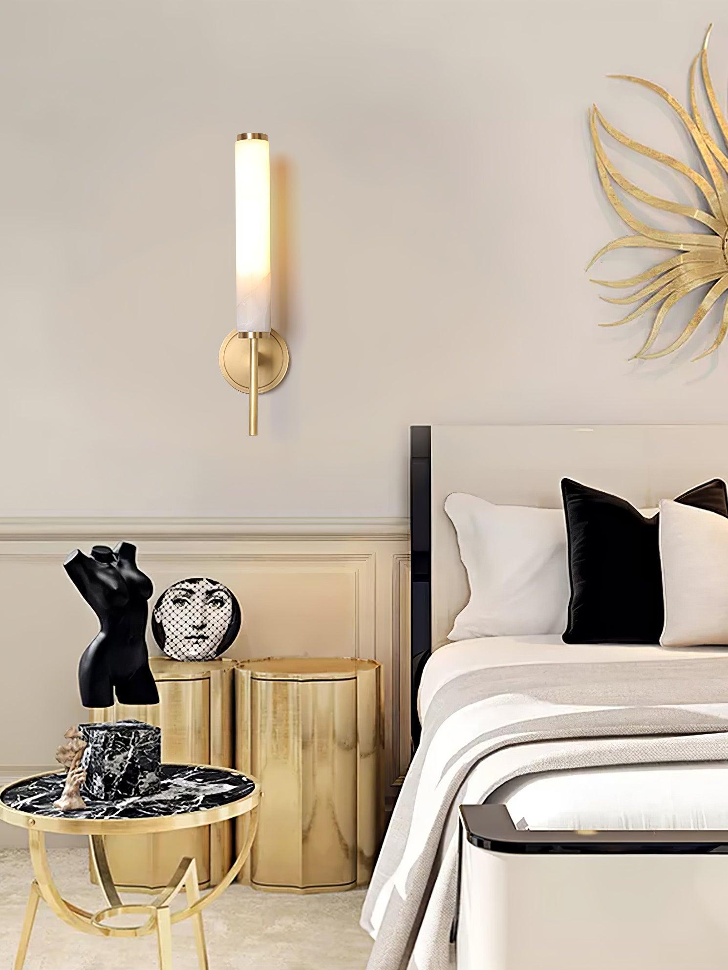 Olrinyra Cylinder Alabaster Wall Light - Blowlighting