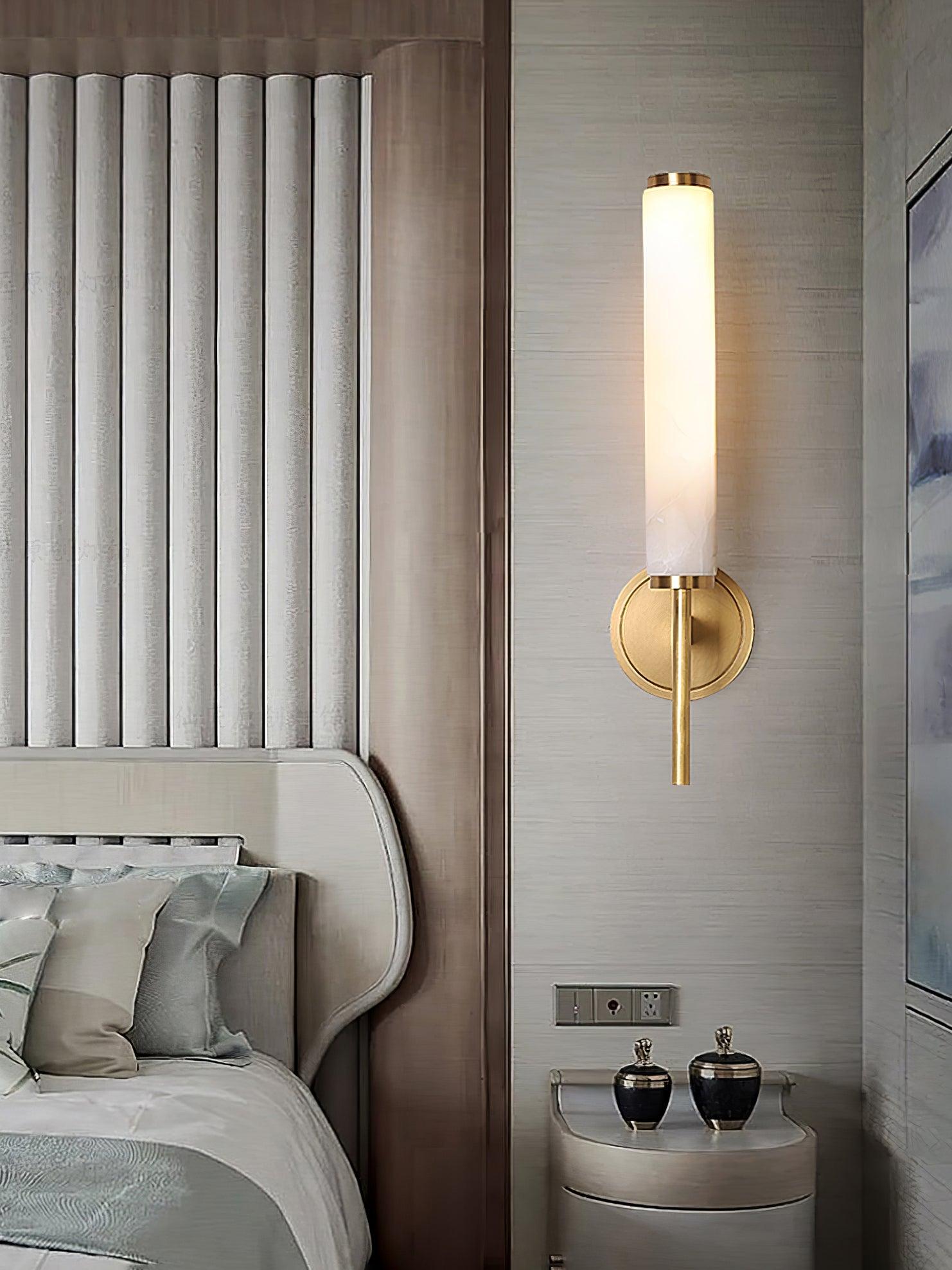 Olrinyra Cylinder Alabaster Wall Light - Blowlighting