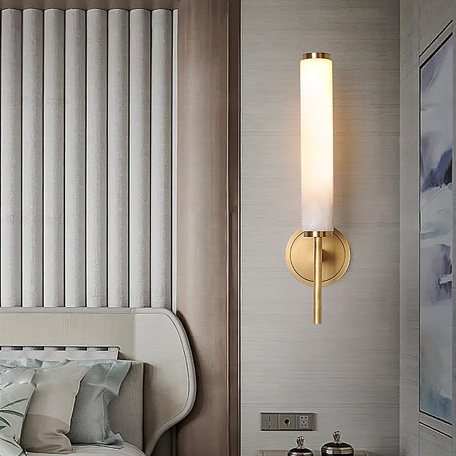Olrinyra Cylinder Alabaster Wall Light - Blowlighting