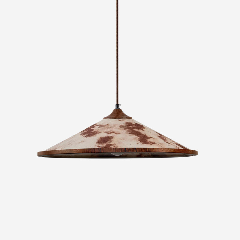 Brindle Wabi-Sabi Rice Paper Pendant Light