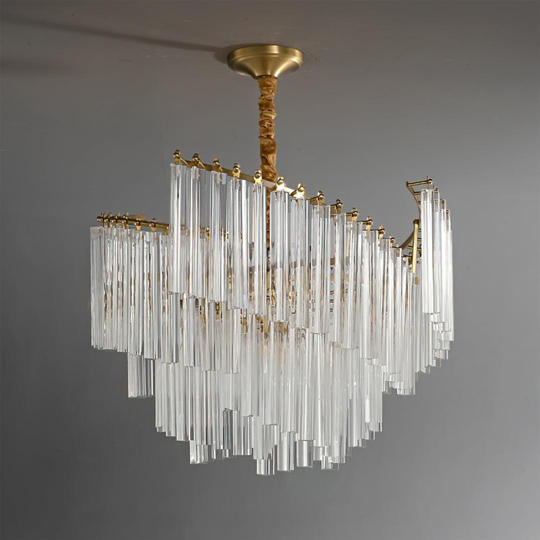 Ilsoris Postmodern Luxury Brinicle Crystal Chandelier - Blowlighting