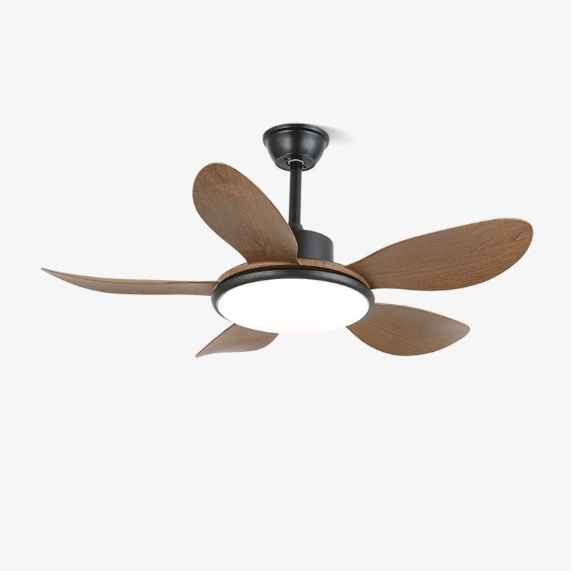 Elano Wood Ceiling Fan Light - Blowlighting