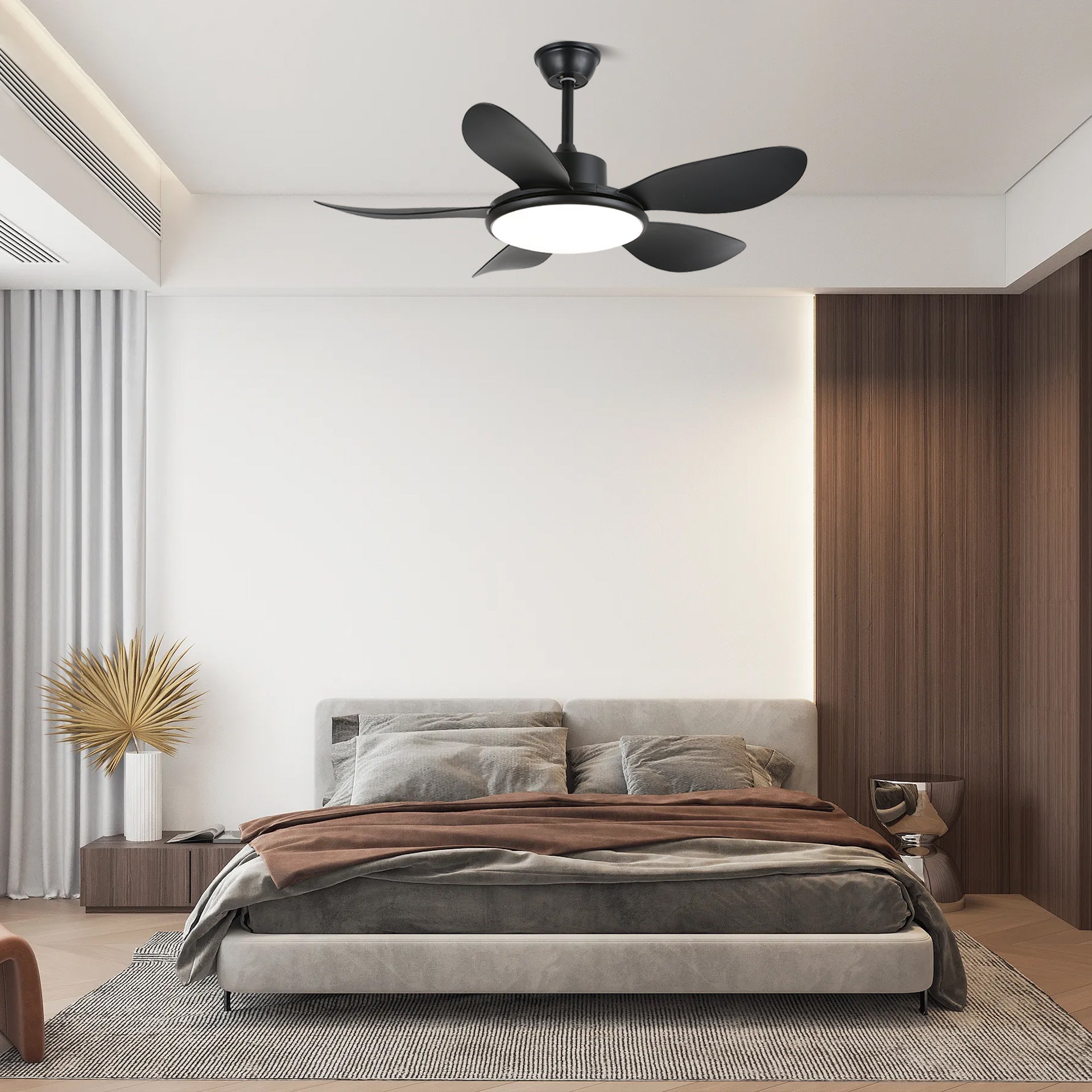 Elano Wood Ceiling Fan Light - Blowlighting