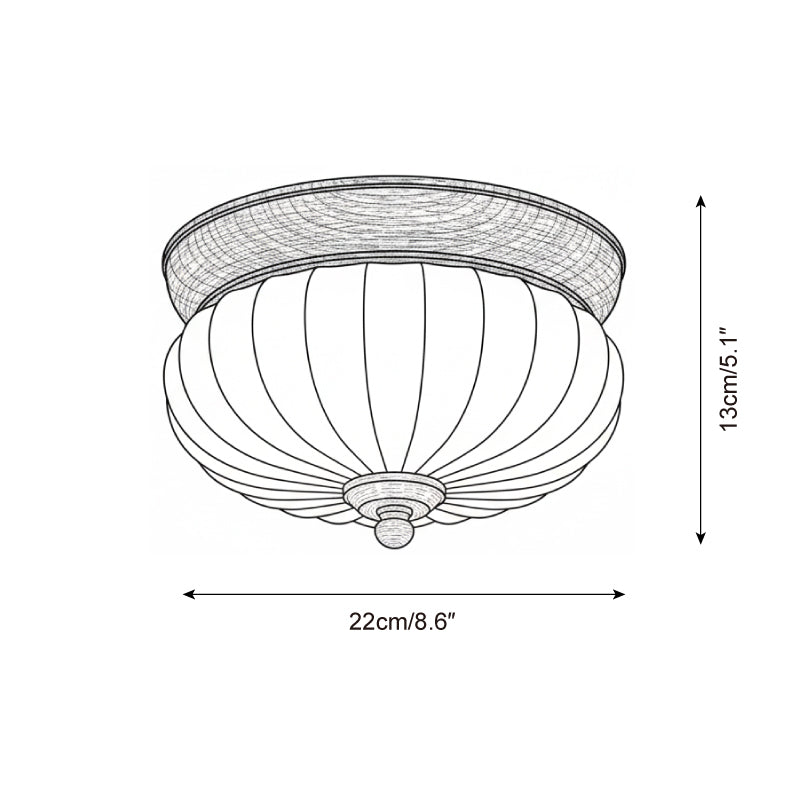 Telvian Elegant Wood Ceiling Lamp