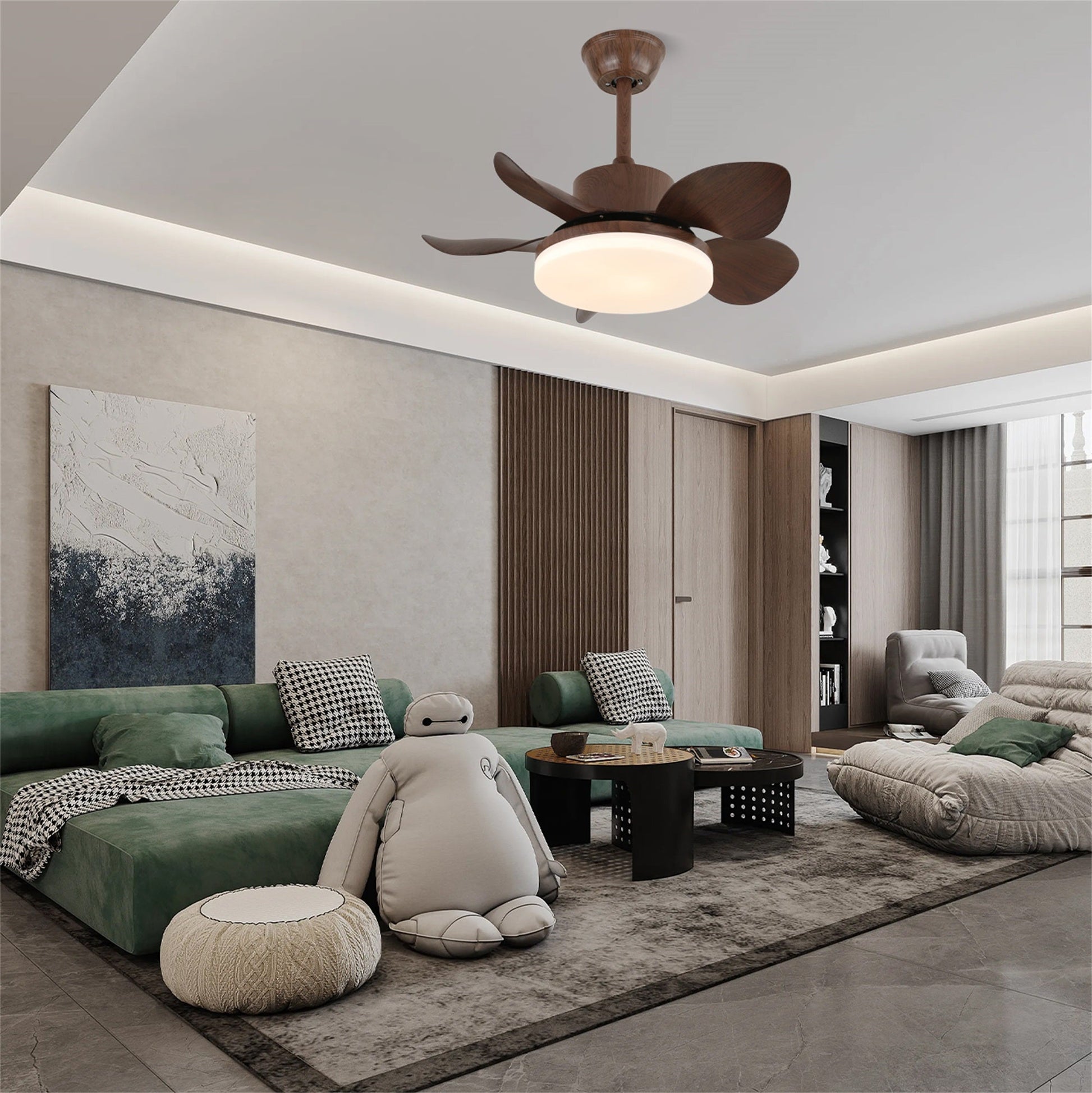 Alenya Wood Ceiling Fan Light - Blowlighting