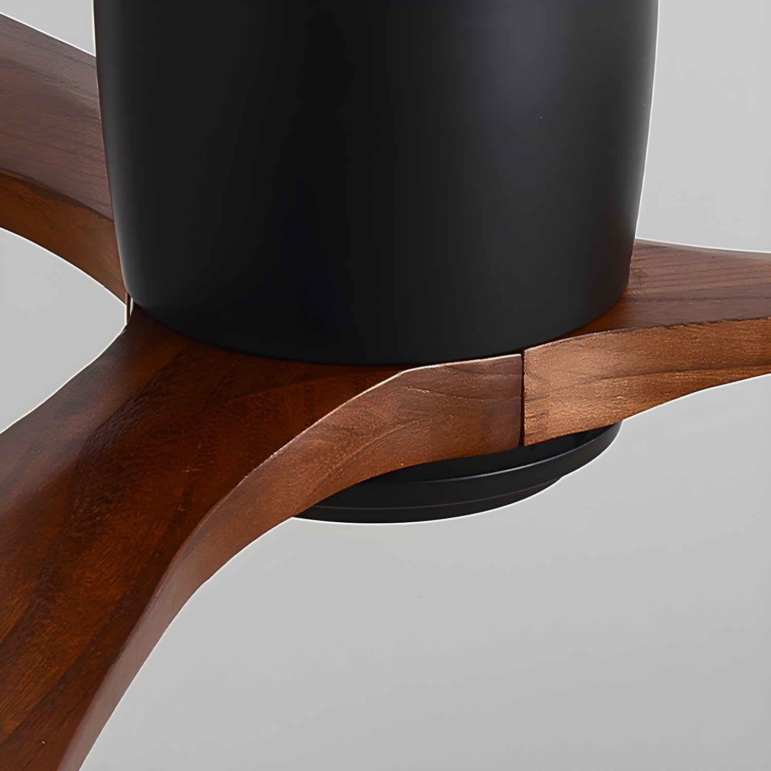 Brogan Modern Sycamore Wood Ceiling Fan Light