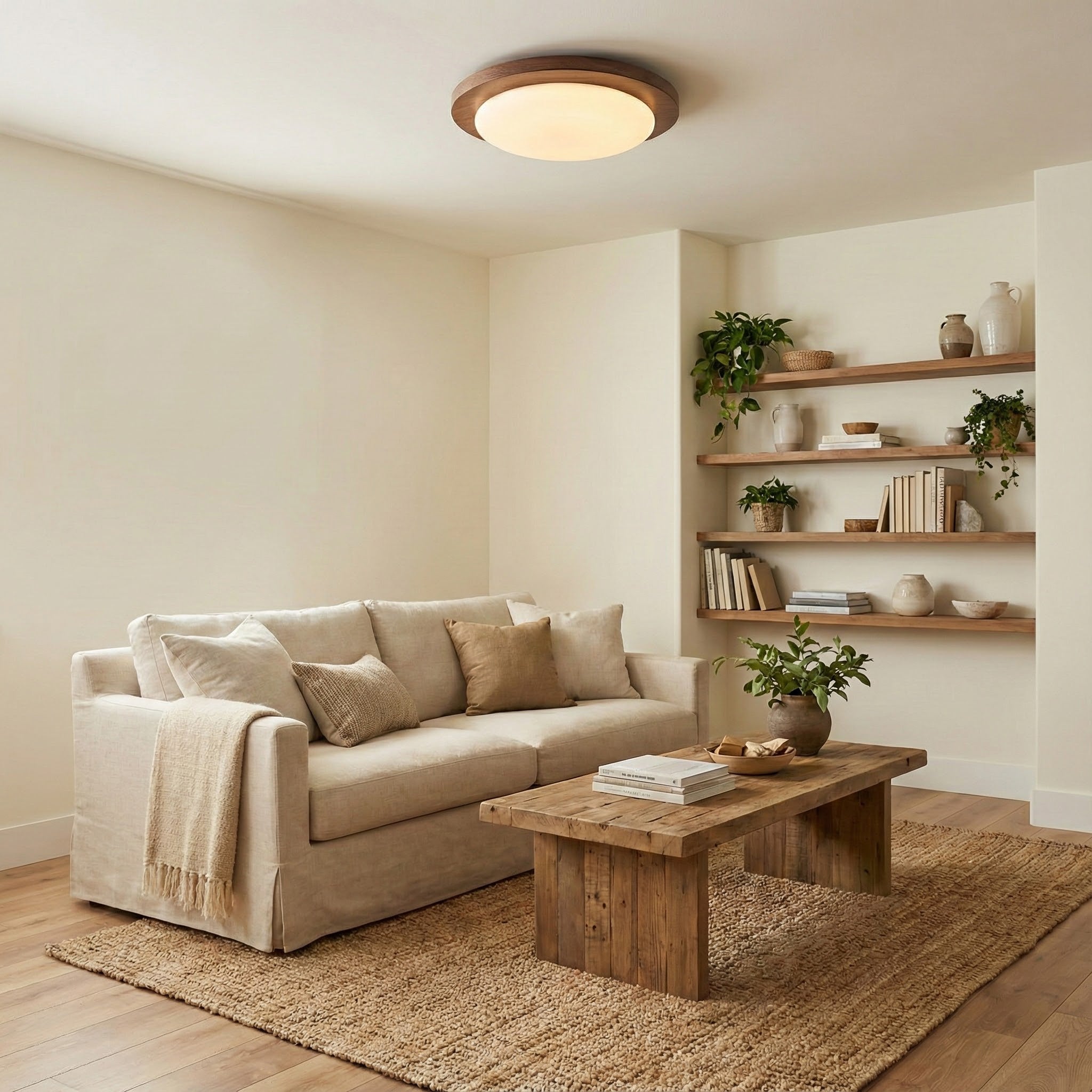 Bromo Minimalist Metal Ceiling Light