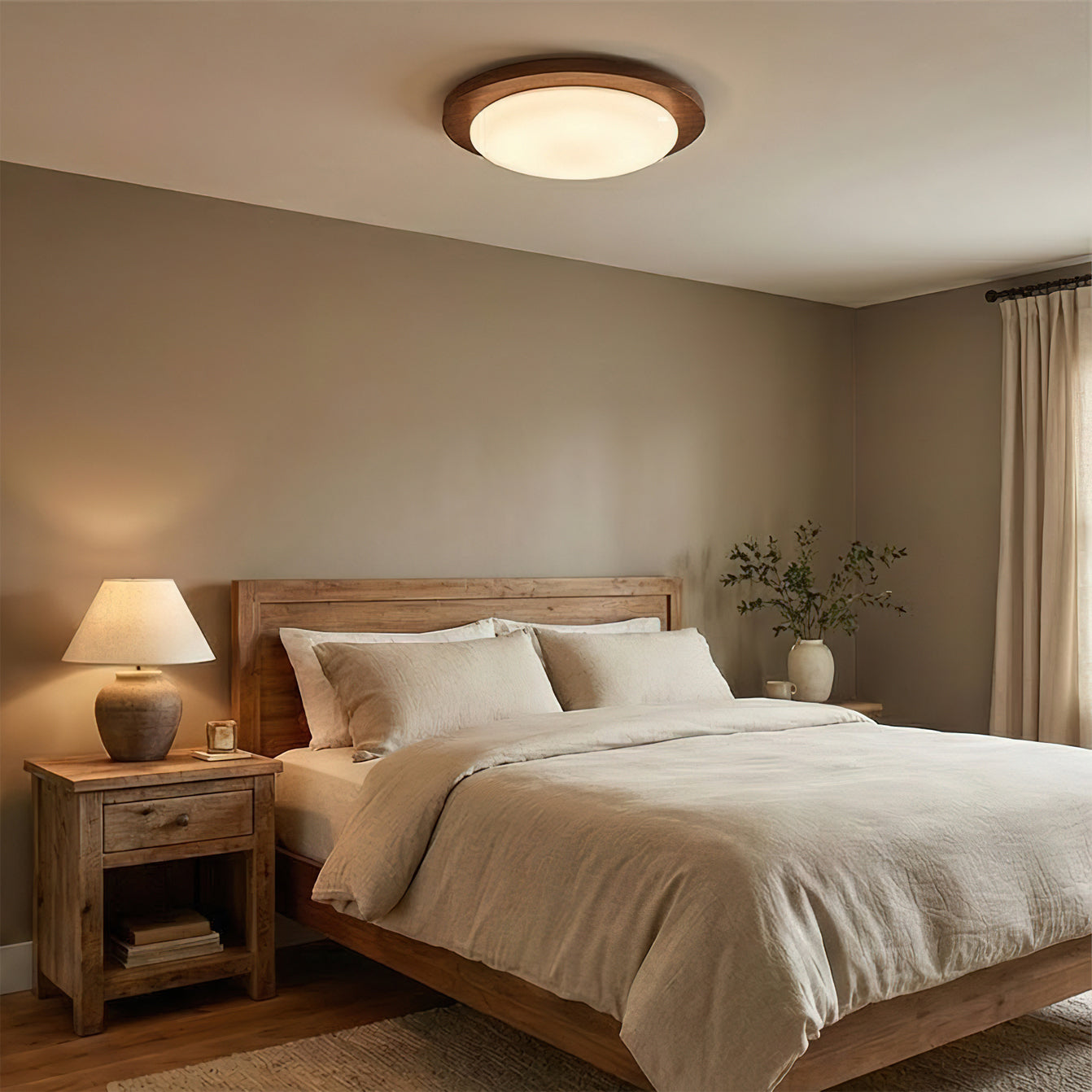 Bromo Minimalist Metal Ceiling Light