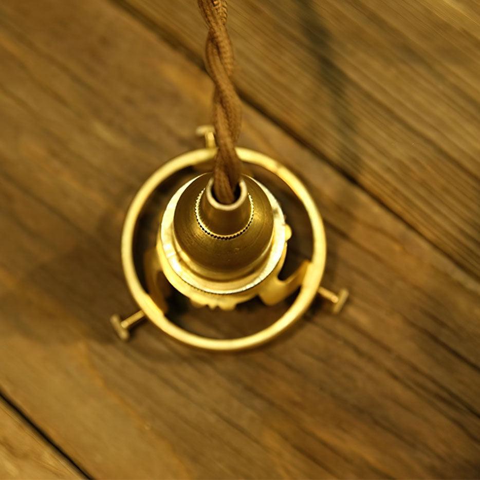 Amber Glass Pendant Light - Blowlighting