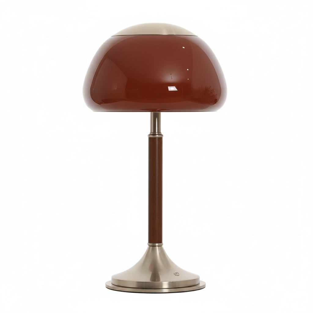 Brunello Mid-Century Wood Table Light